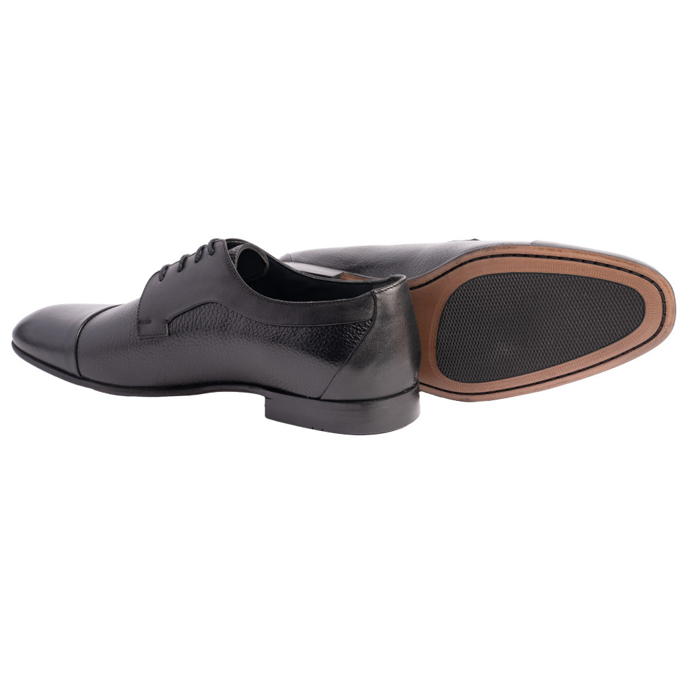 P00083 Mark Cap toe Lace up- Black