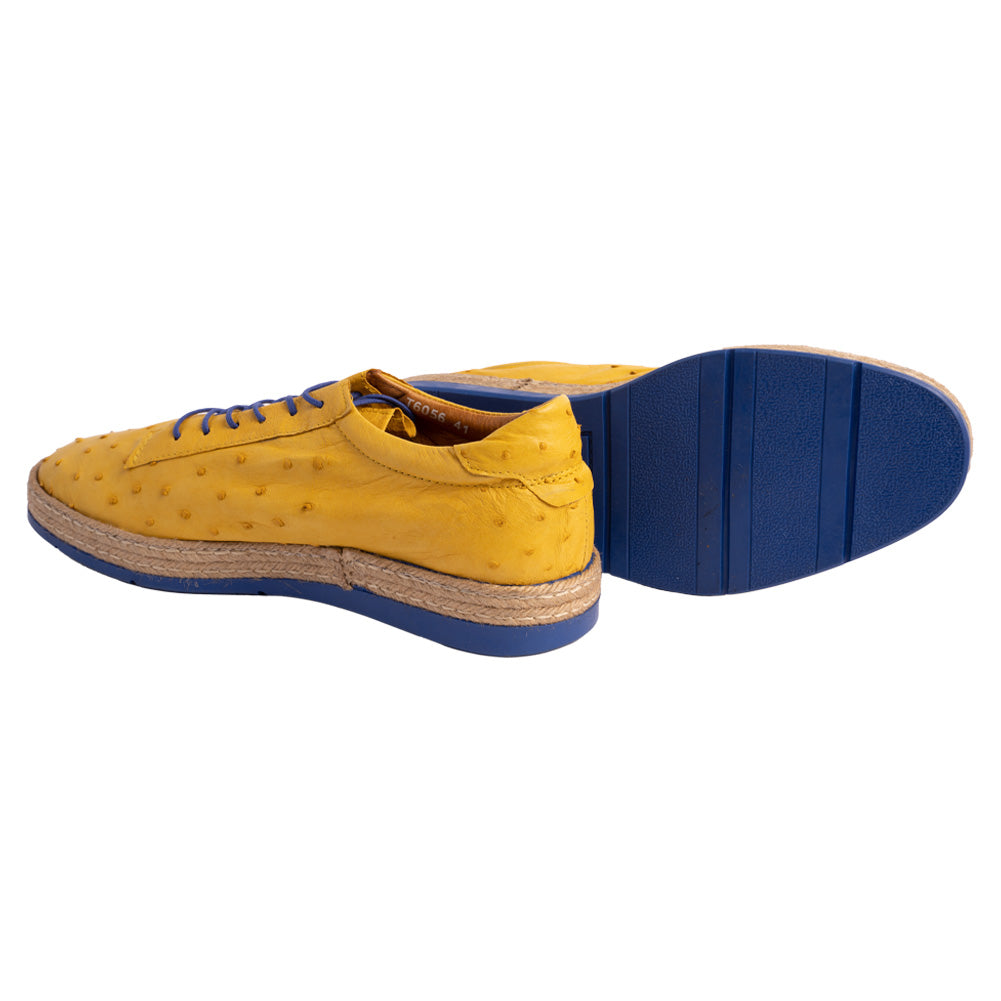 P01 Monaco Genuine Ostrich Sport-Yellow