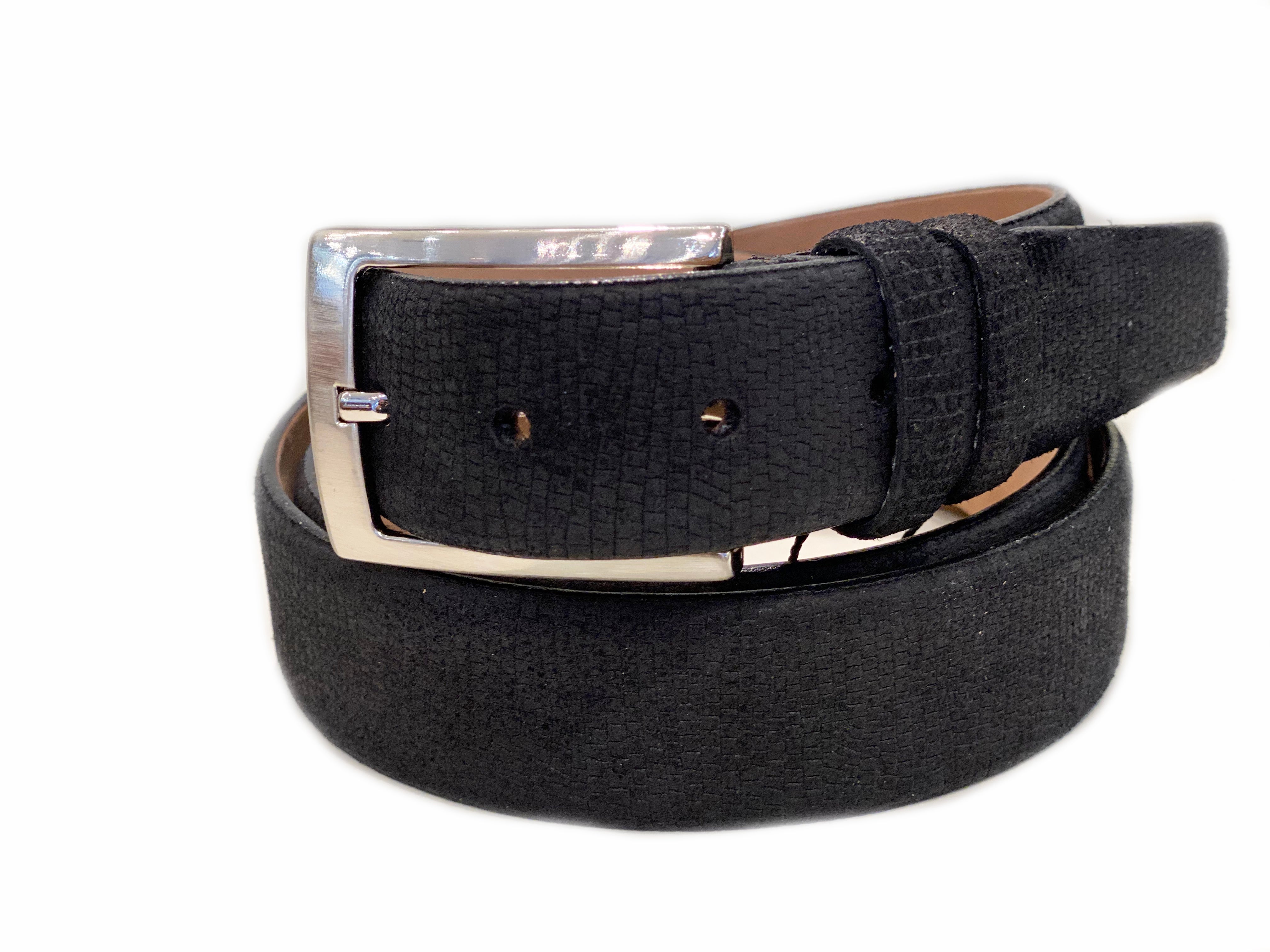 CBelt -1547 Design Suede Belt - Navy Suede