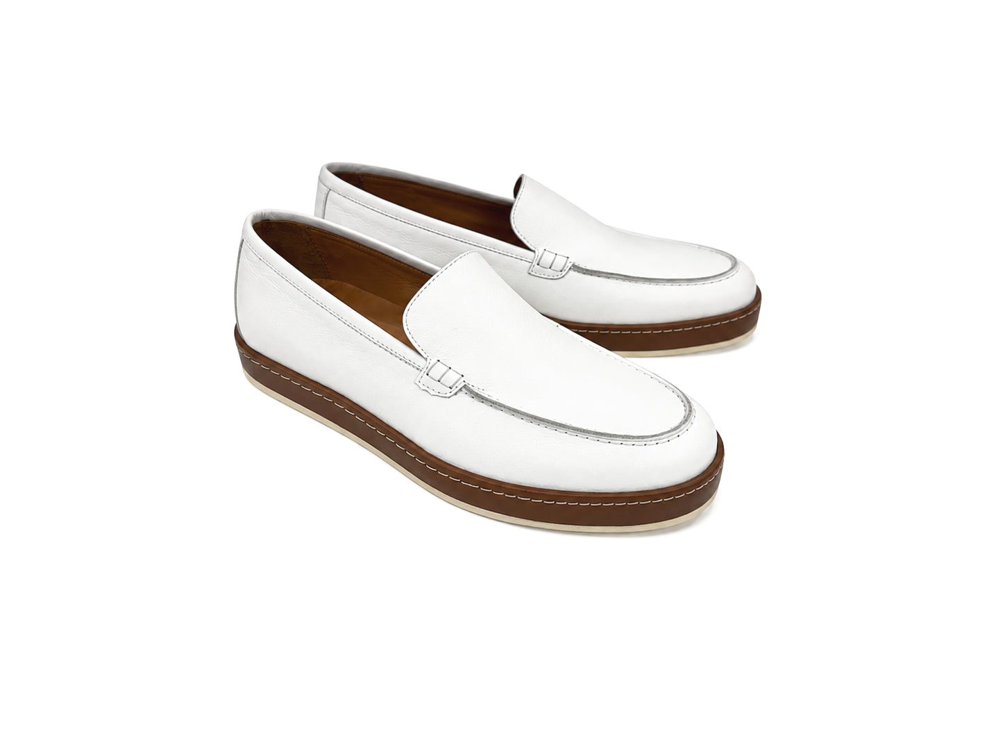 CU00037 -1267 Dress -Casual Loafer-White