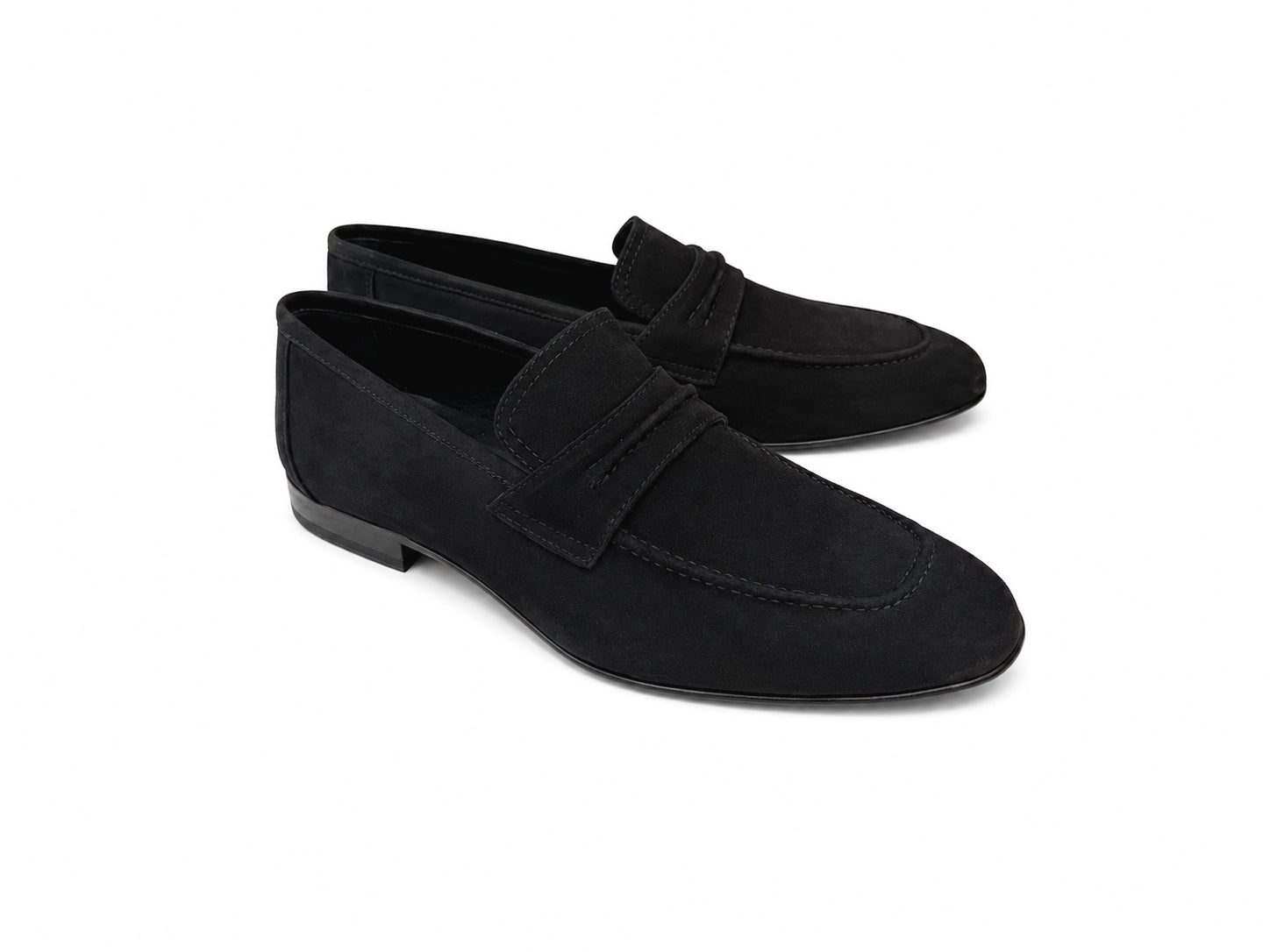 CU00031 -1378 Nubak Loafer -Black