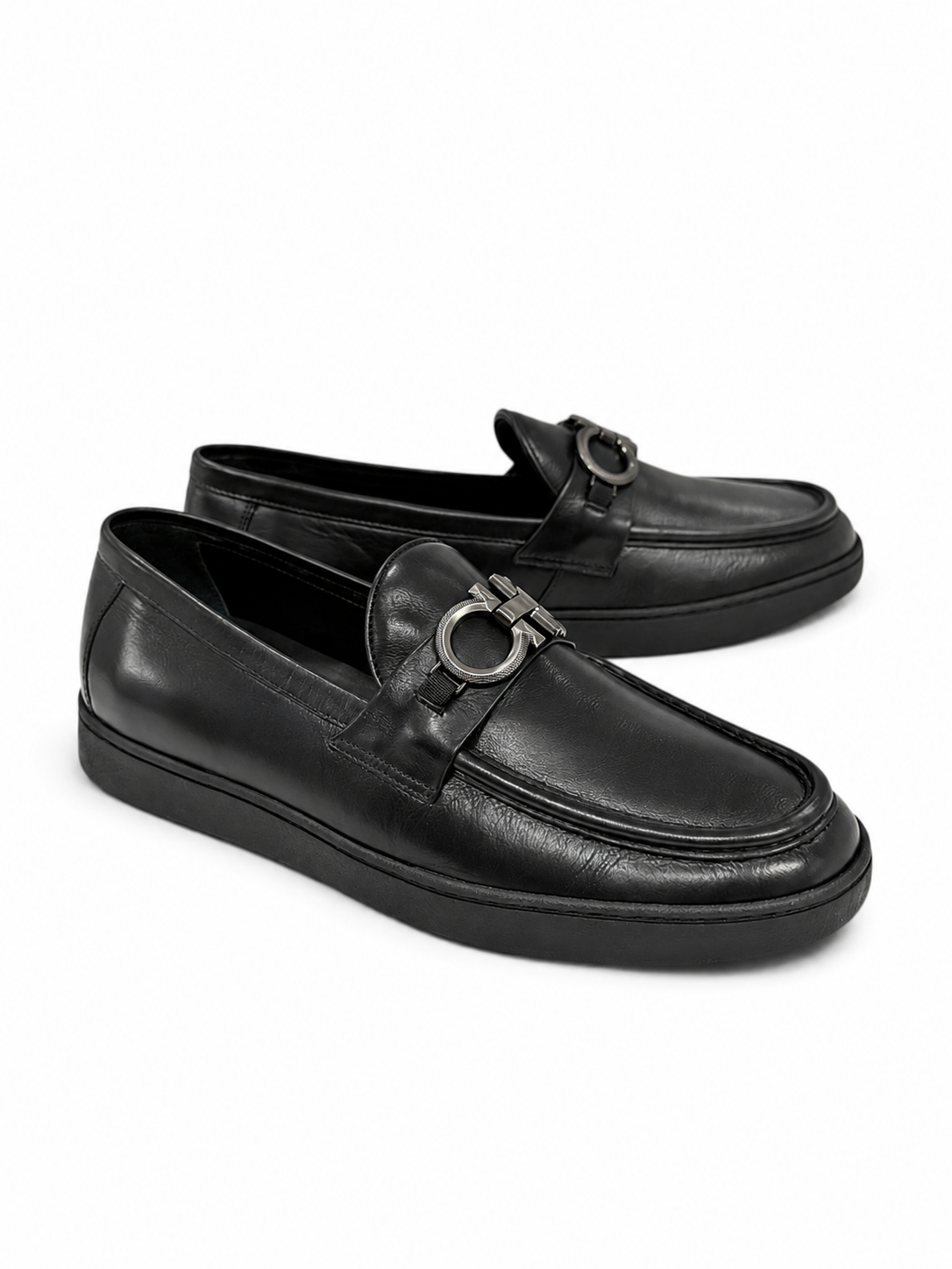 P01013 -Polonia Buckle loafer- Black