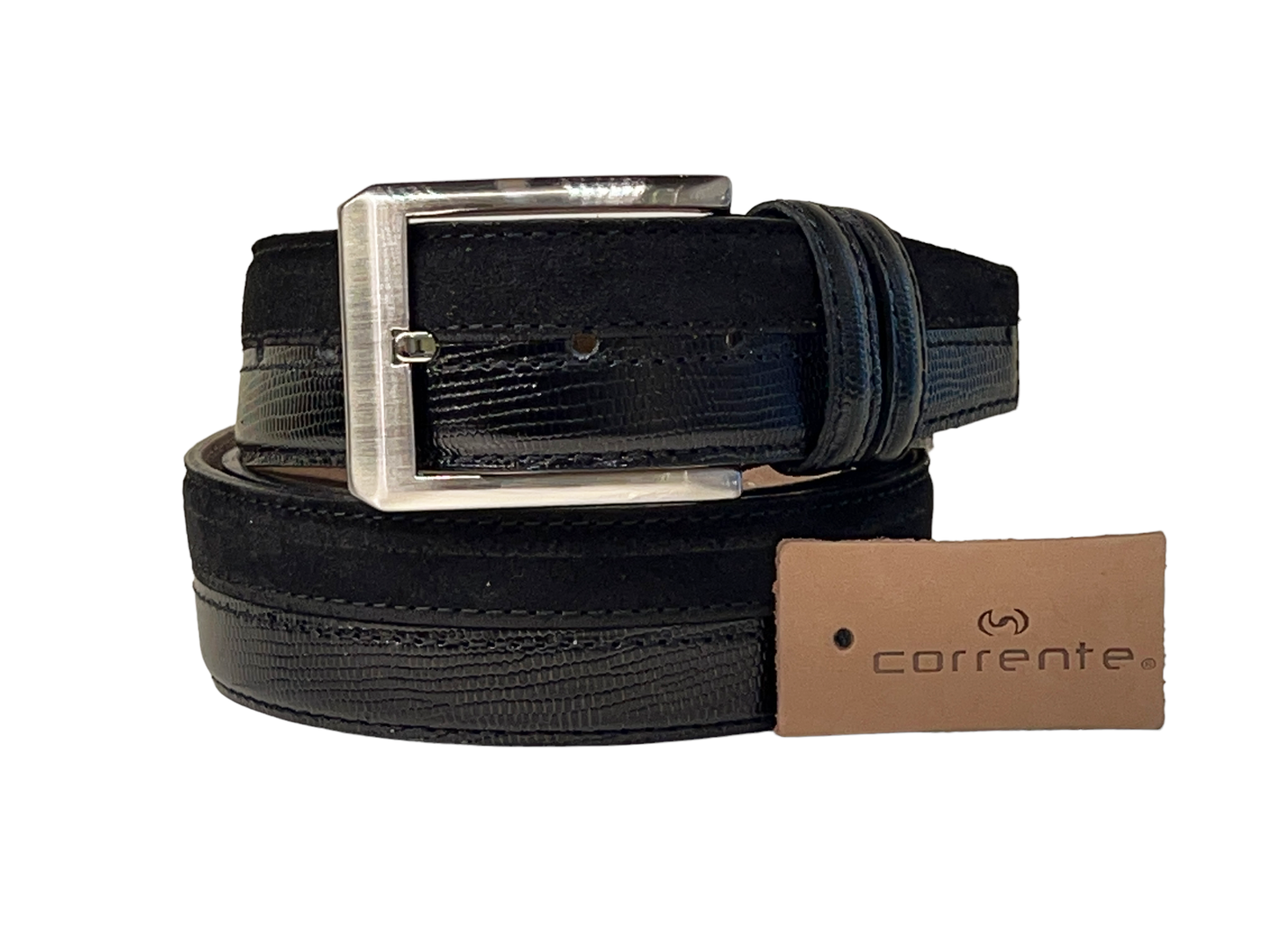 CBelt -2432 -Design Leather Leather- Black