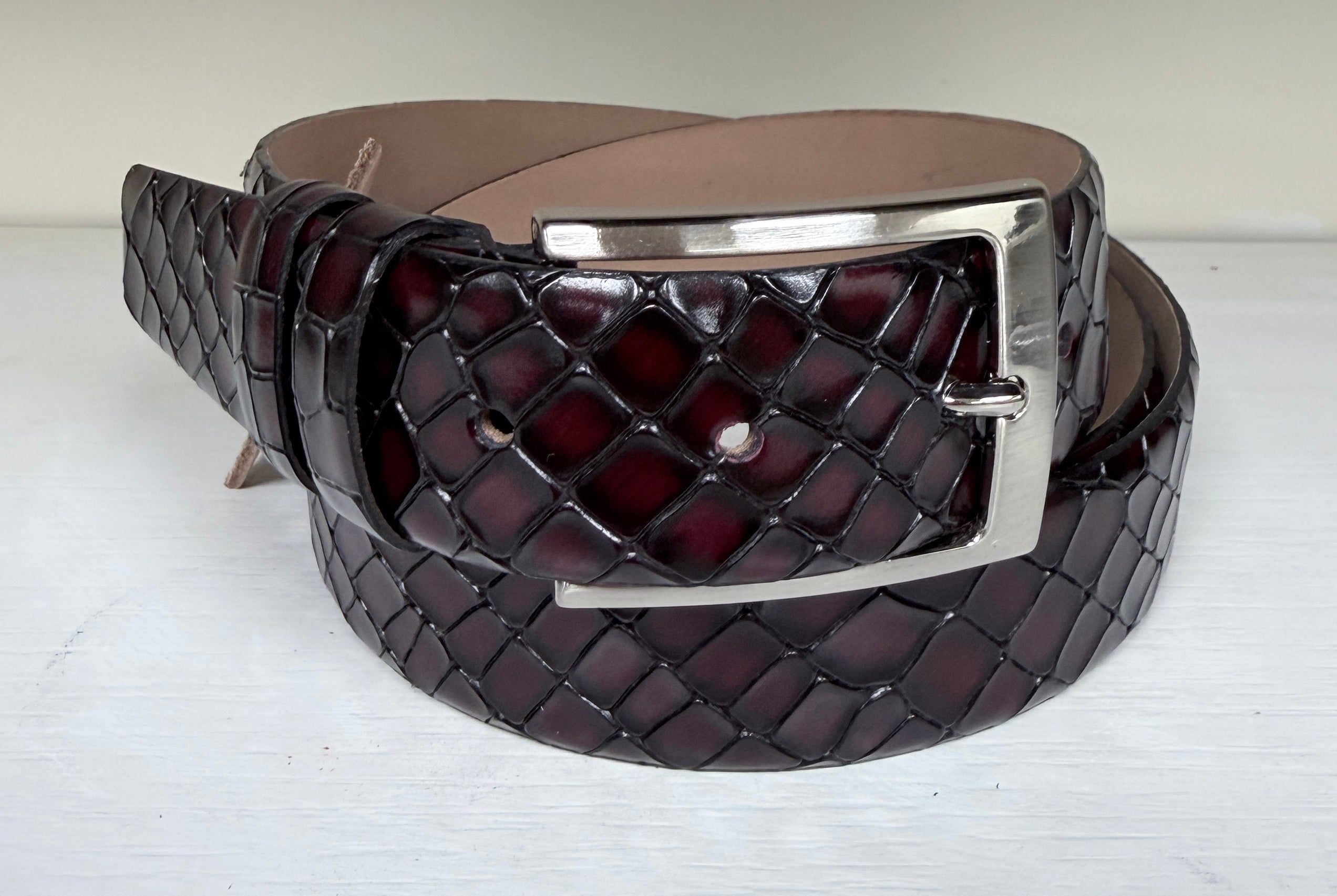CBelt-3470C Belt- Burgundy