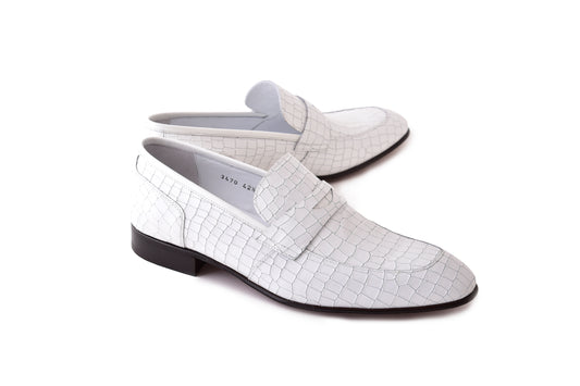 C01706-3470C Croco Leather White