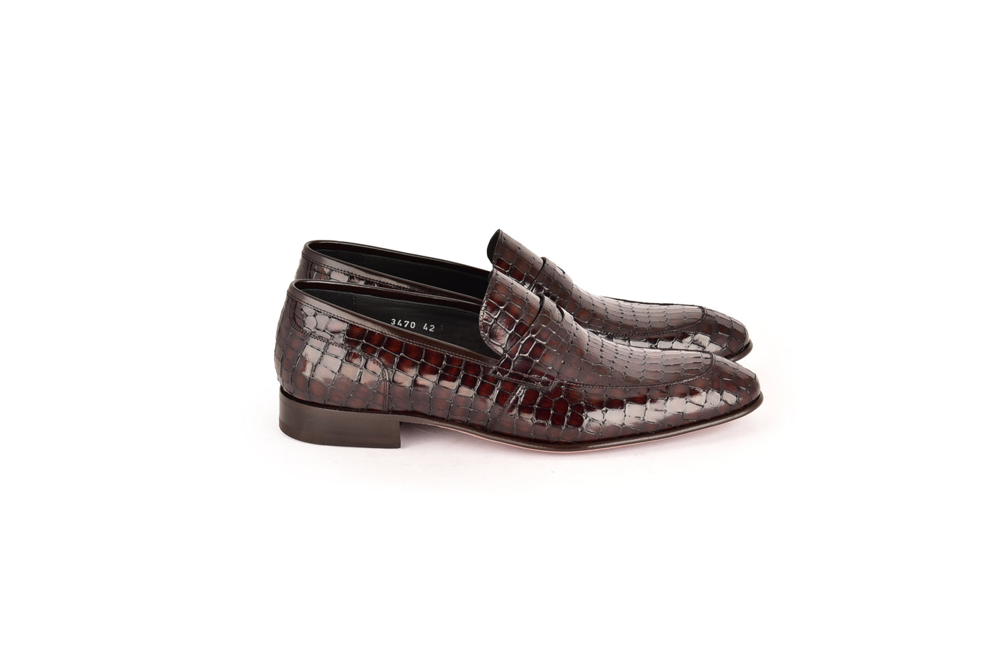 C01701-3470C Croco Leather Brown