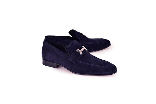 C02005-5760S H buckle Suede-Navy