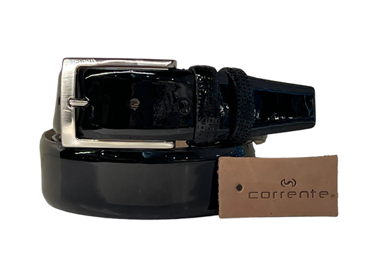 CBelt -5760 - Patent Leather-Black