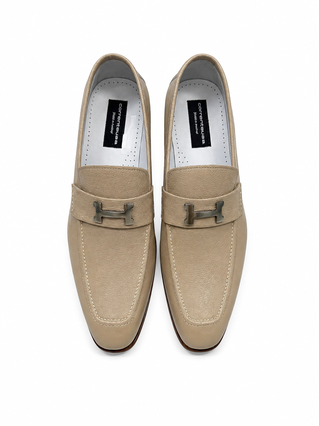 C02000-5760V H buckle Vita Calf Skin-Beige
