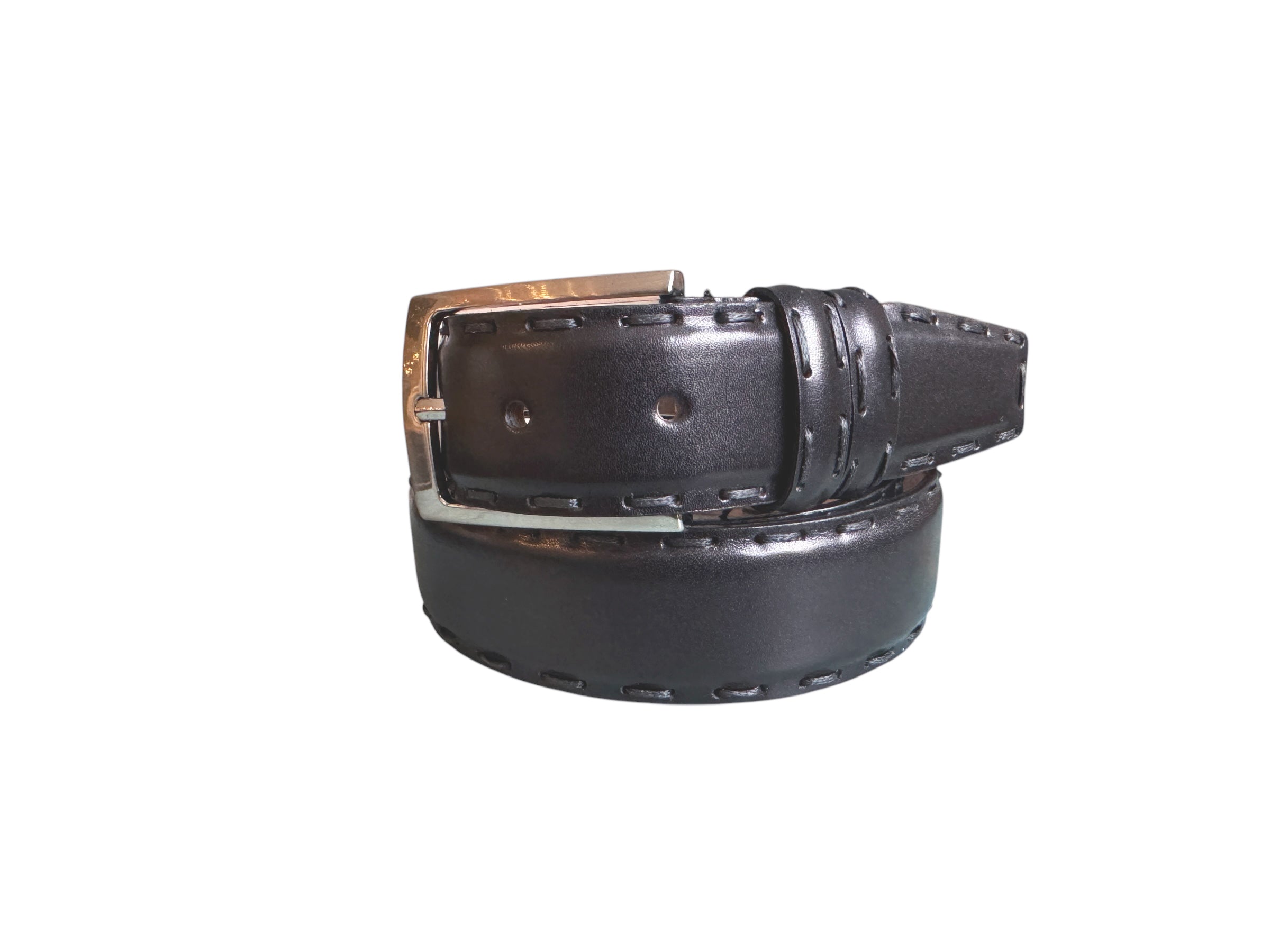 CBelt -5776 Smooth Leather Belt - Black