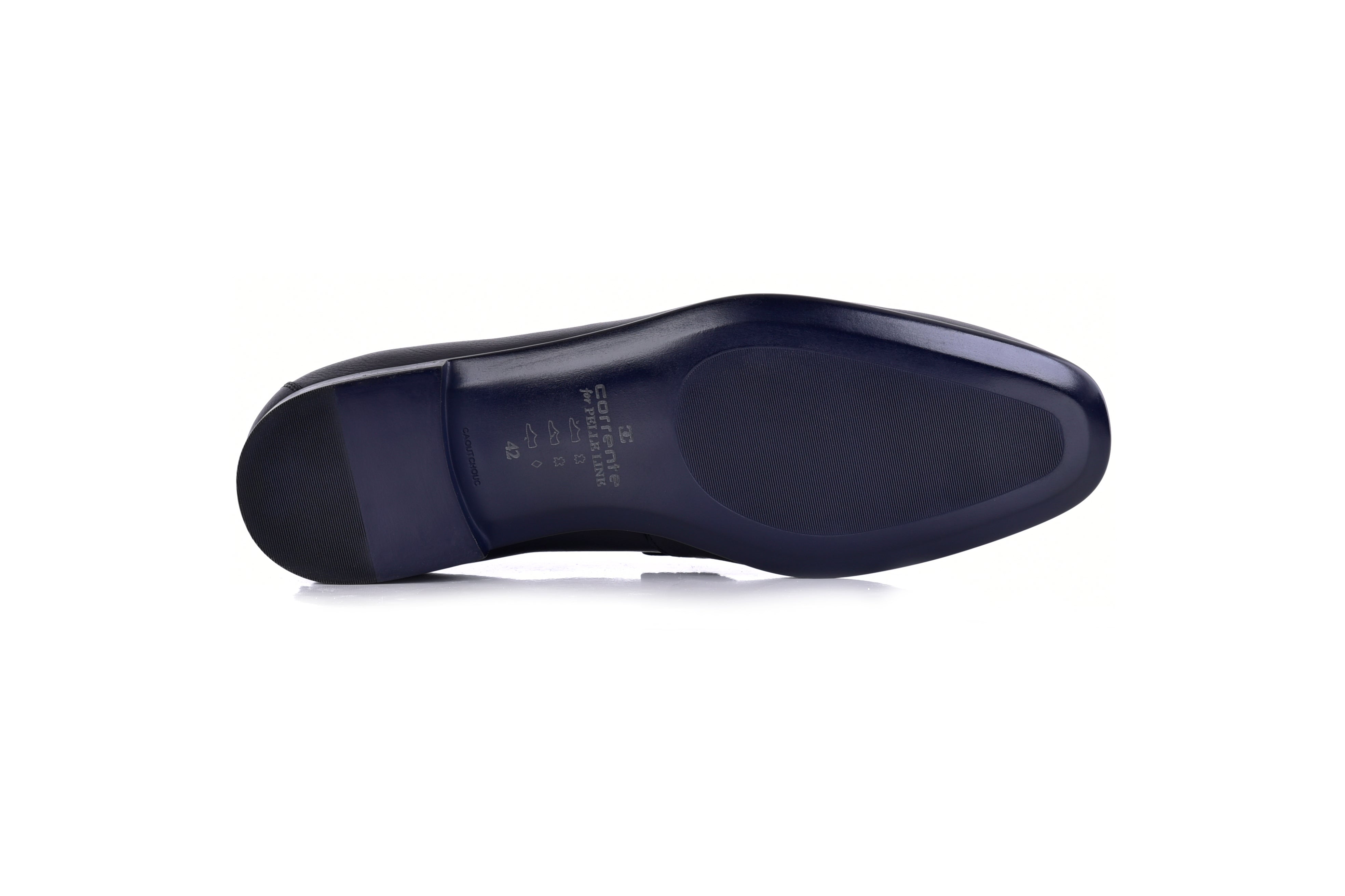 C000132-6074 Grain leather penny Loafer-Black