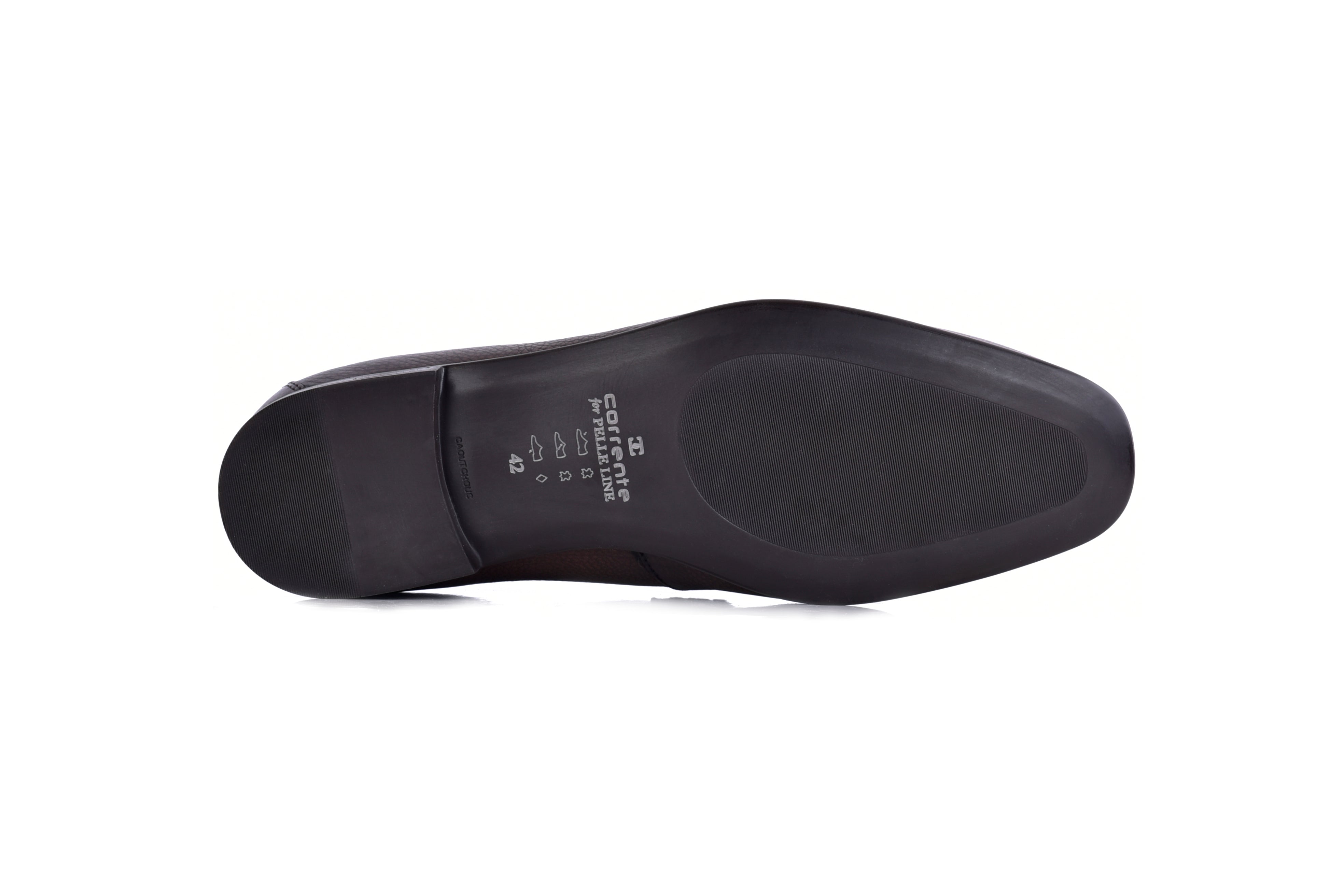 C000133-6074 Grain leather penny Loafer-Brown