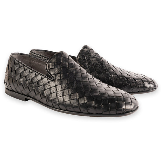 P02 -6615 Hand-Woven Veneta- Black