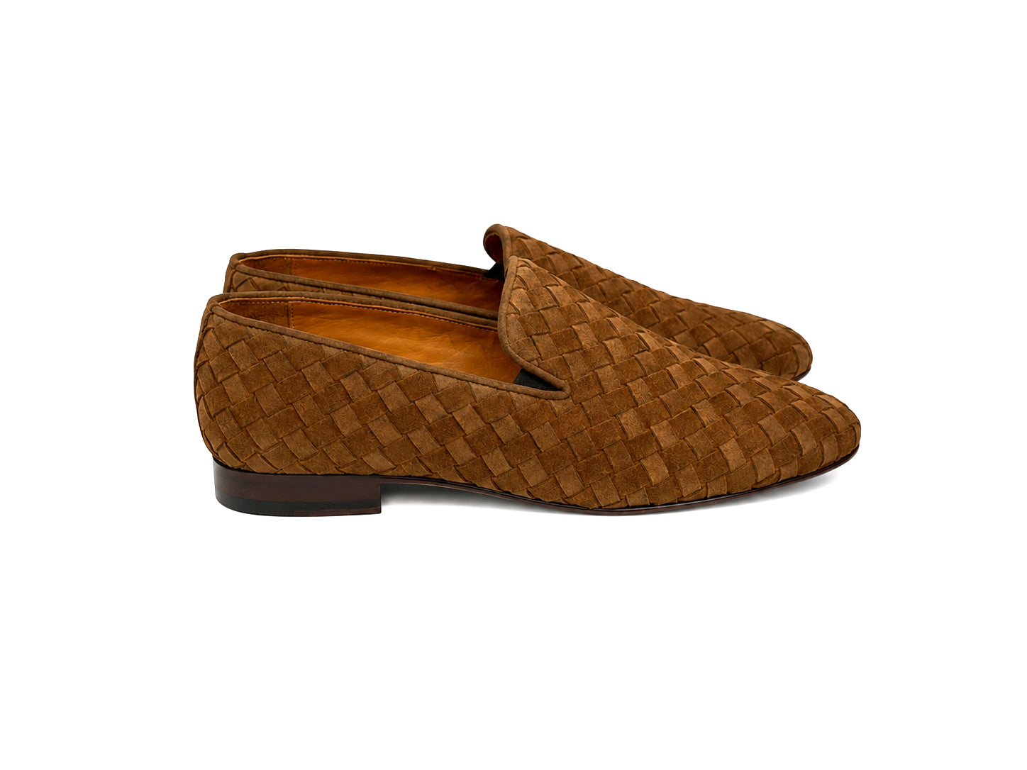 CU00011 -6615S Hand-Woven Veneta- Tan Suede