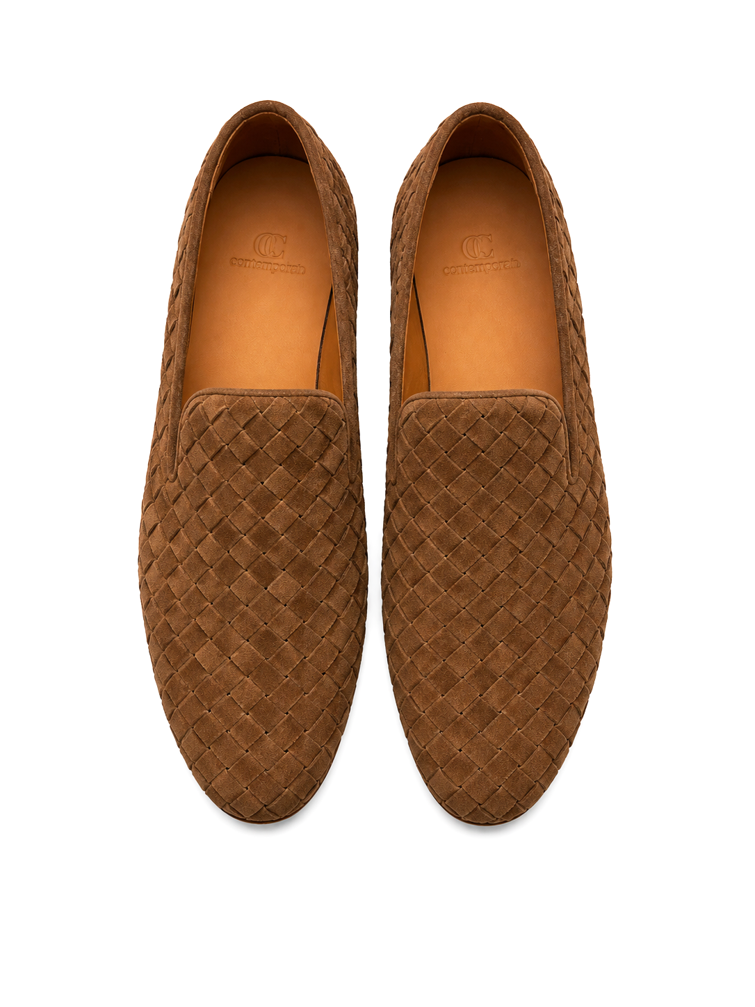 CU00011 -6615S Hand-Woven Veneta- Tan Suede
