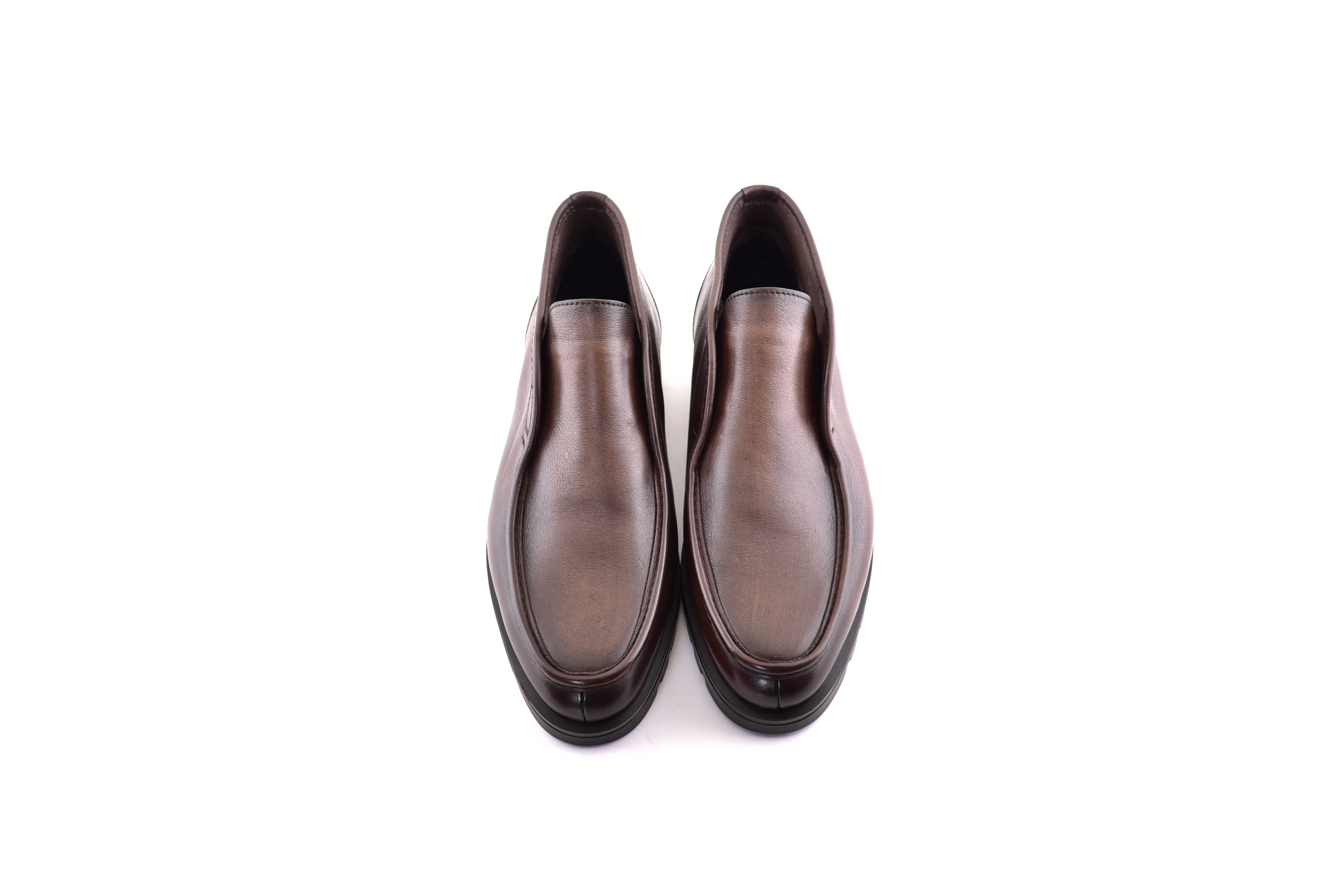 C186-7520 Shearling Lined Chukka Boot-Brown