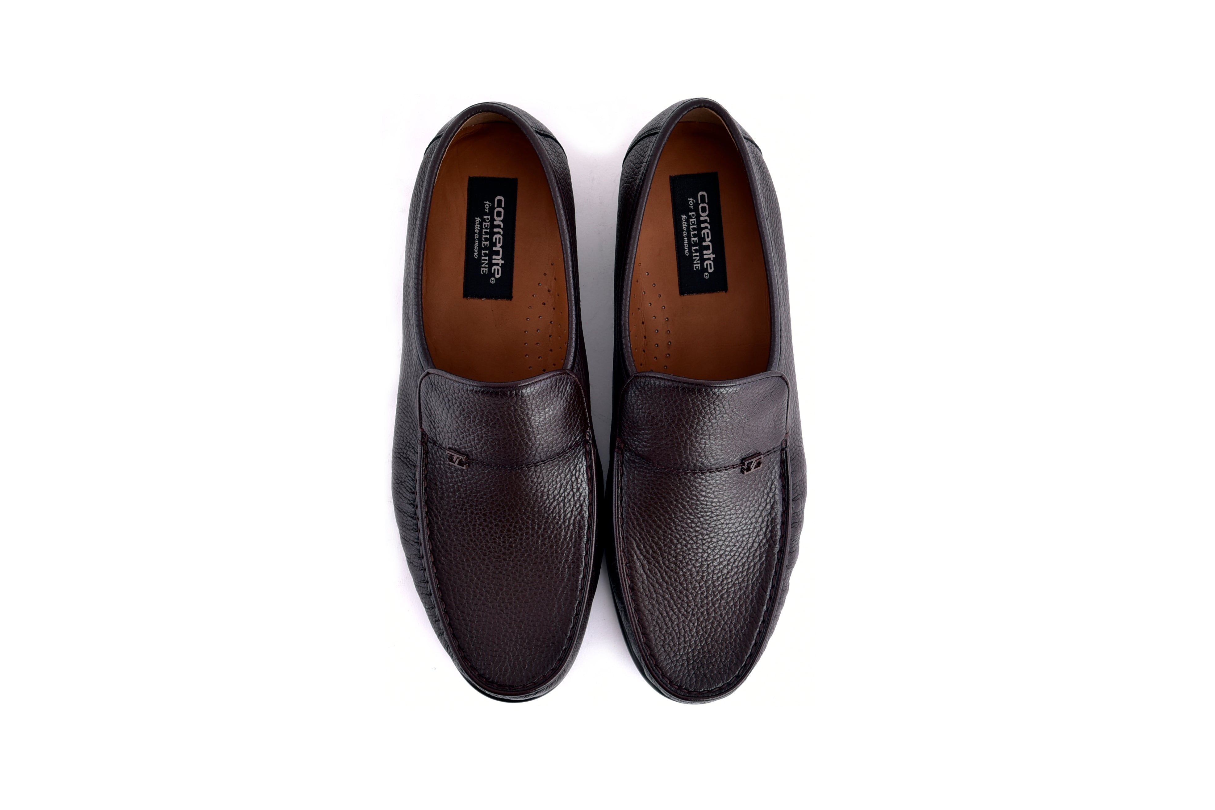 C000141-7806 Deer Skin Loafer- Brown