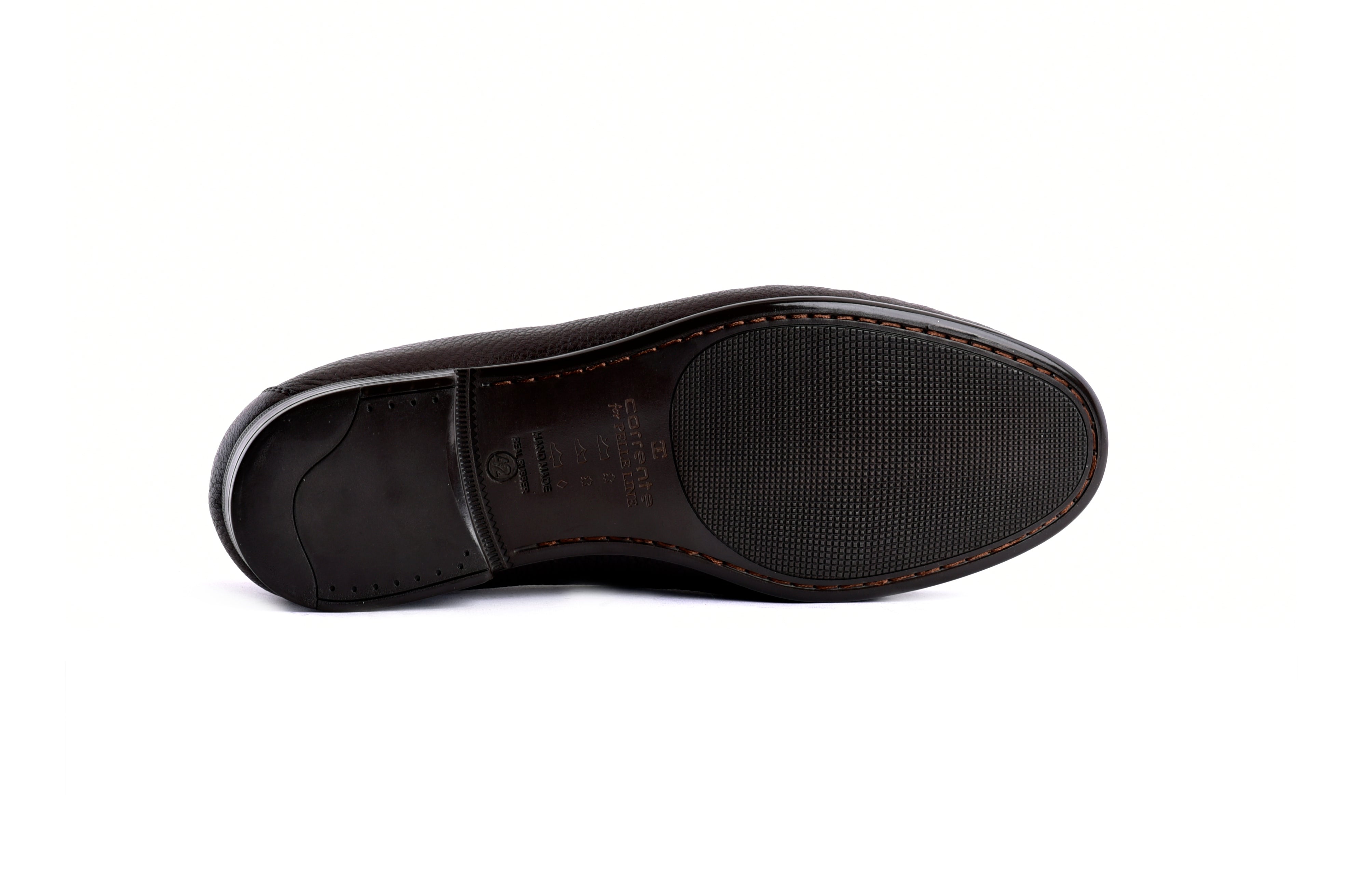 C000141-7806 Deer Skin Loafer- Brown