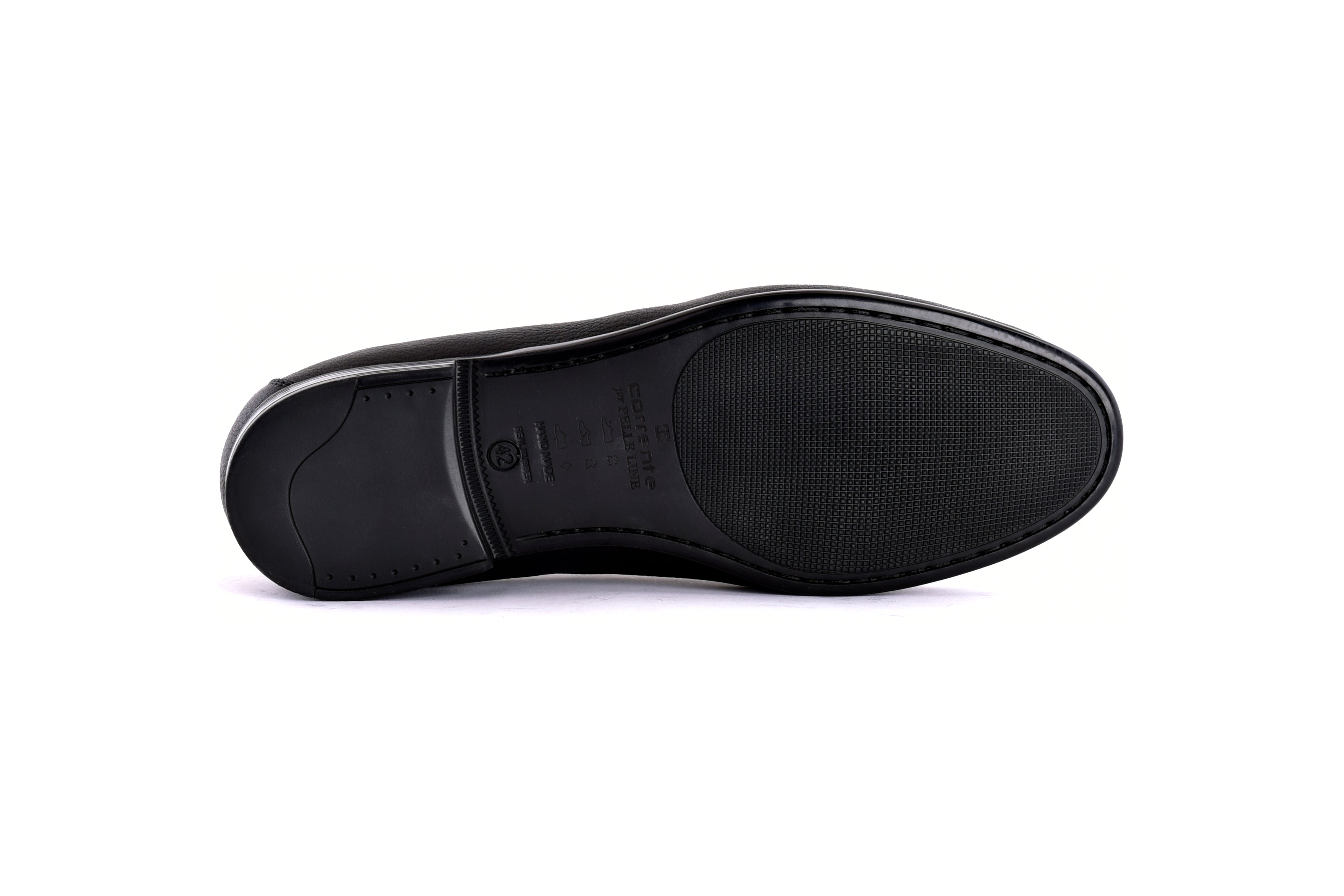 C00014-7806 Deer Skin Loafer- Black