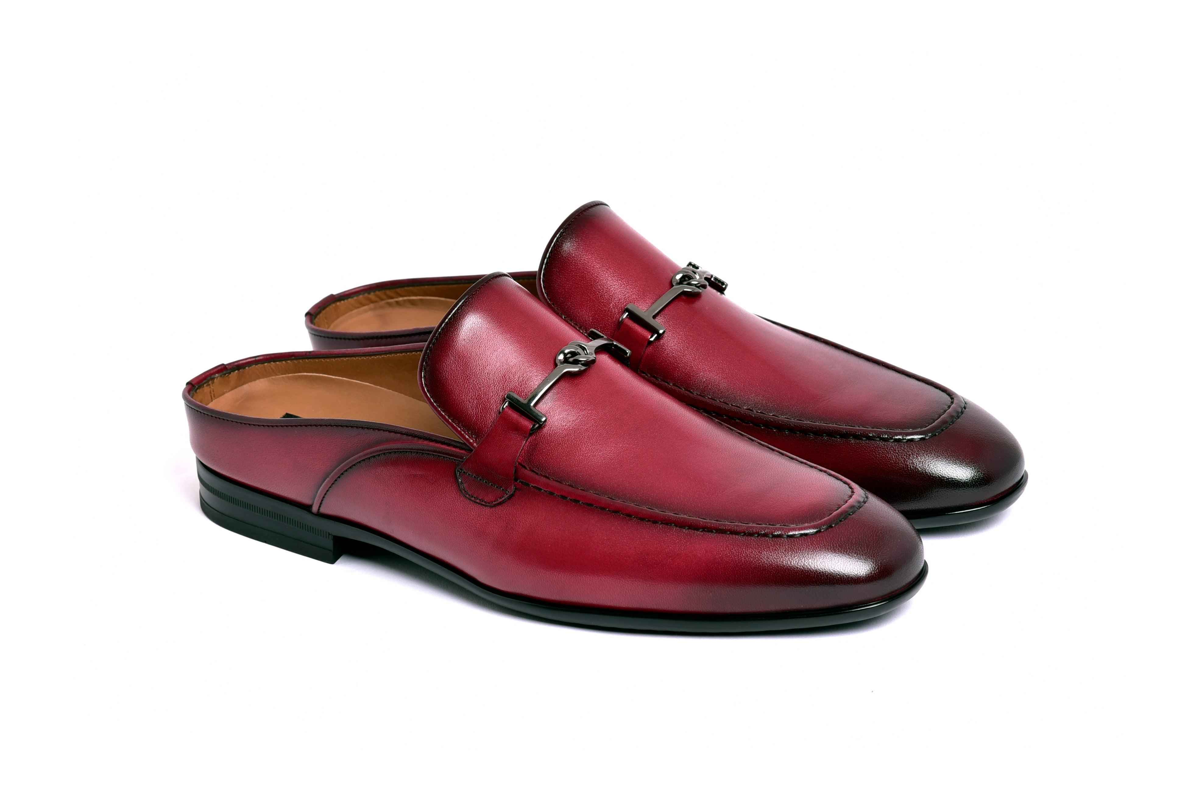 C165-8248 Burgundy Mule (Slip-On)