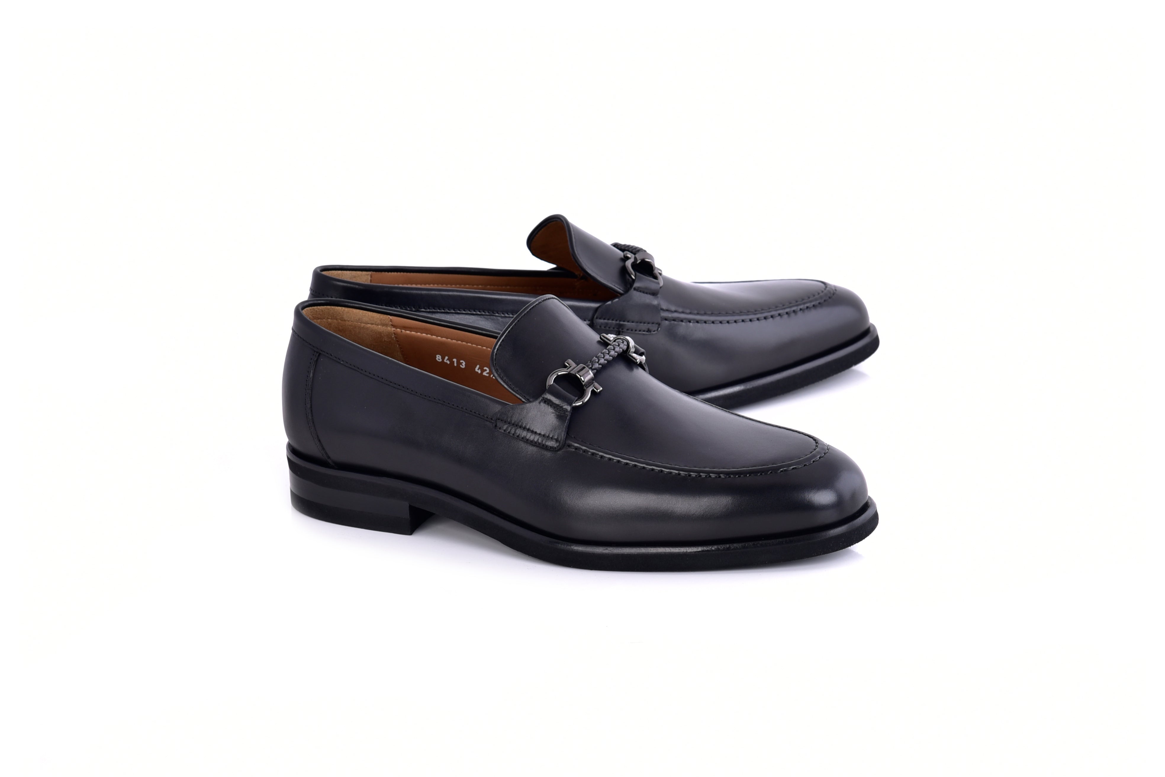 C000134-8413 Buckle loafer- Black
