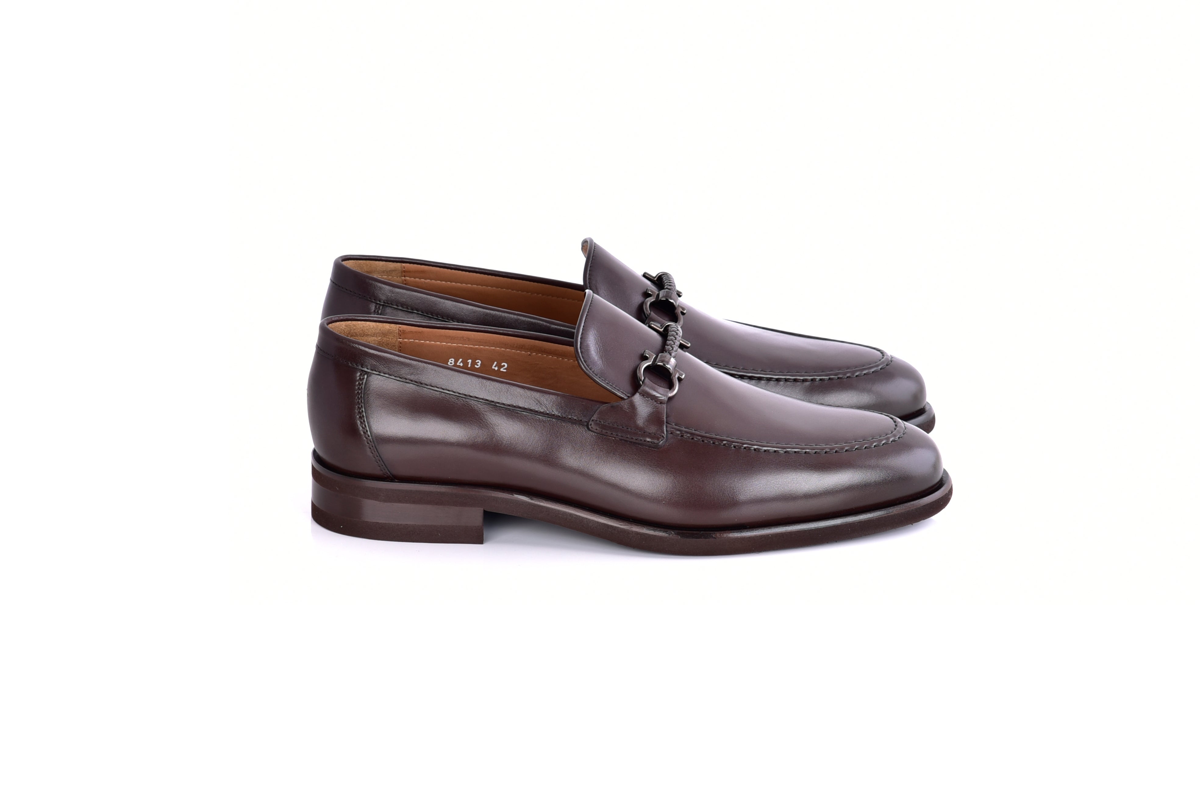 C000135-8413 Buckle loafer- Brown