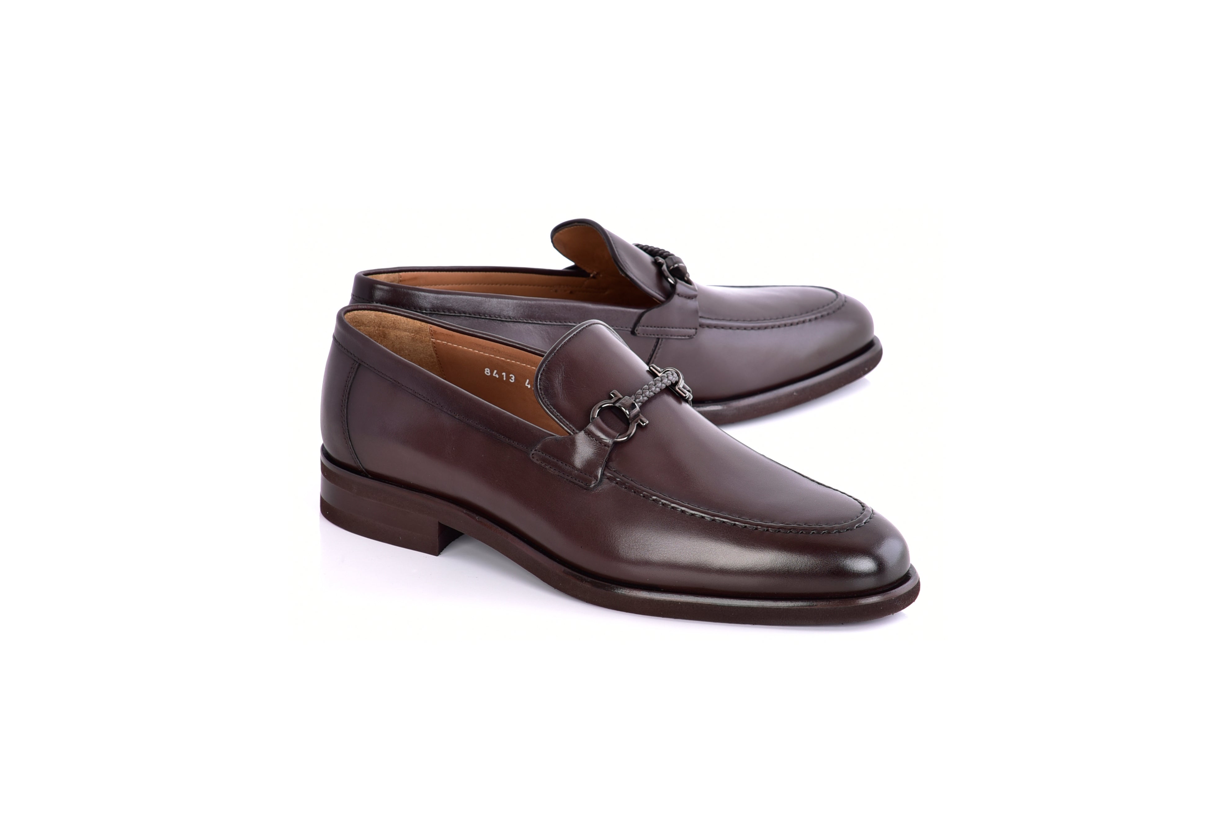 C000135-8413 Buckle loafer- Brown