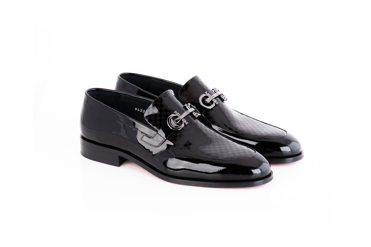 C0124-8423 Buckle Formal loafer- Black