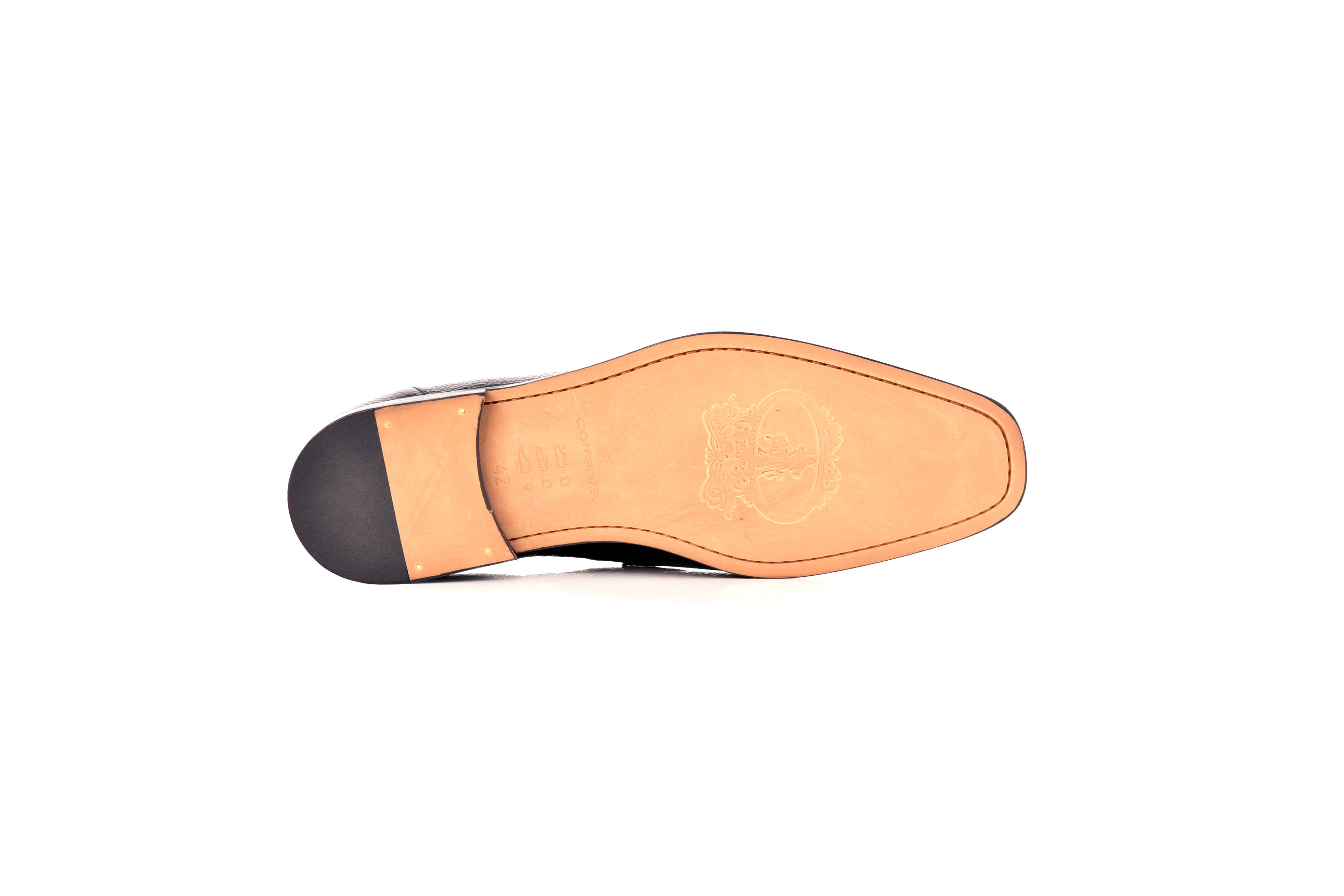C0107- 8663 Vita Leather Tassel Loafer- Navy