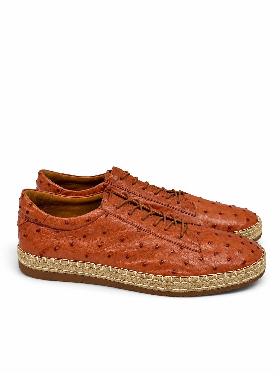 P0103 Monaco Genuine Ostrich- Tan