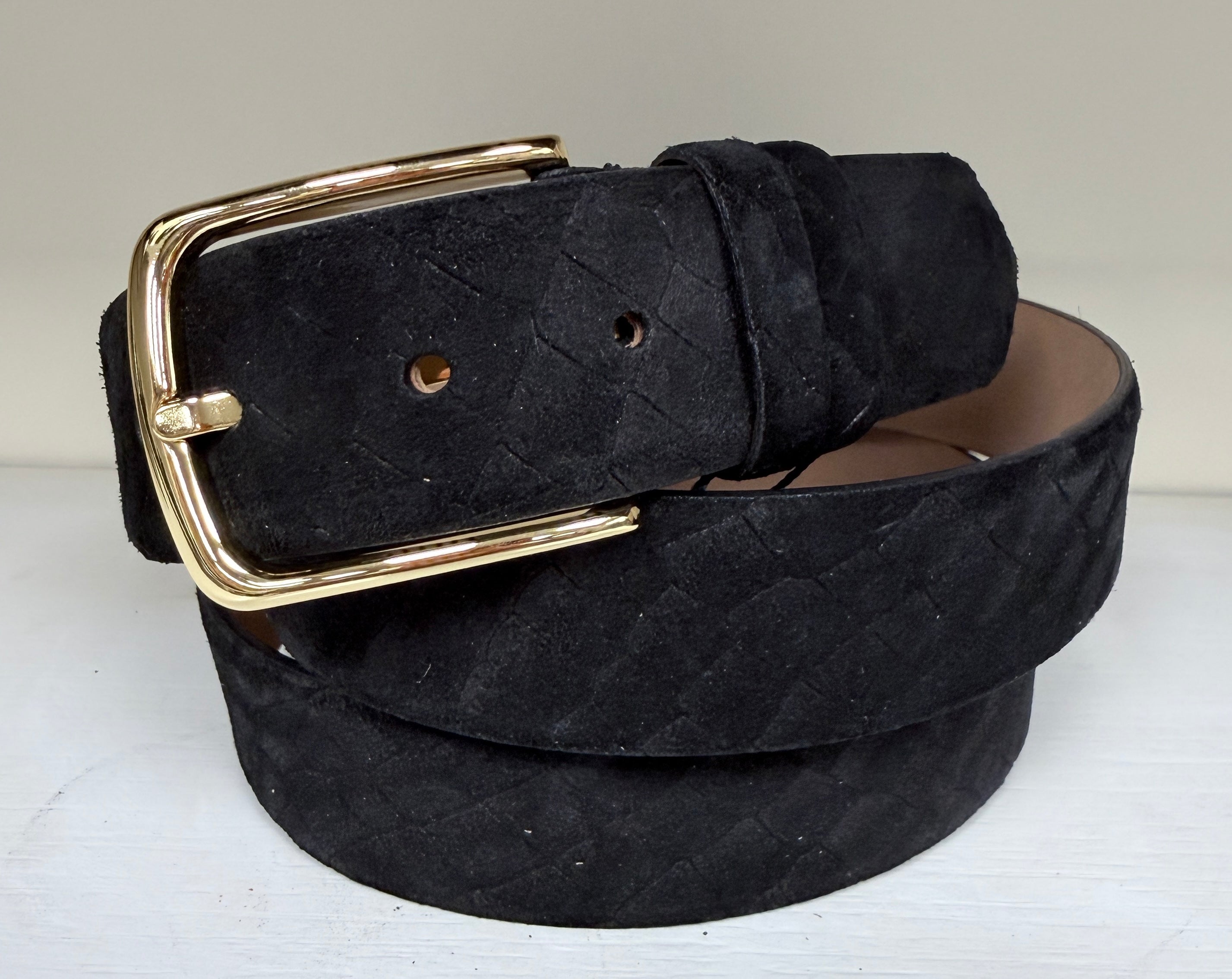 CBelt-Crocco Suede40 Belt - Black