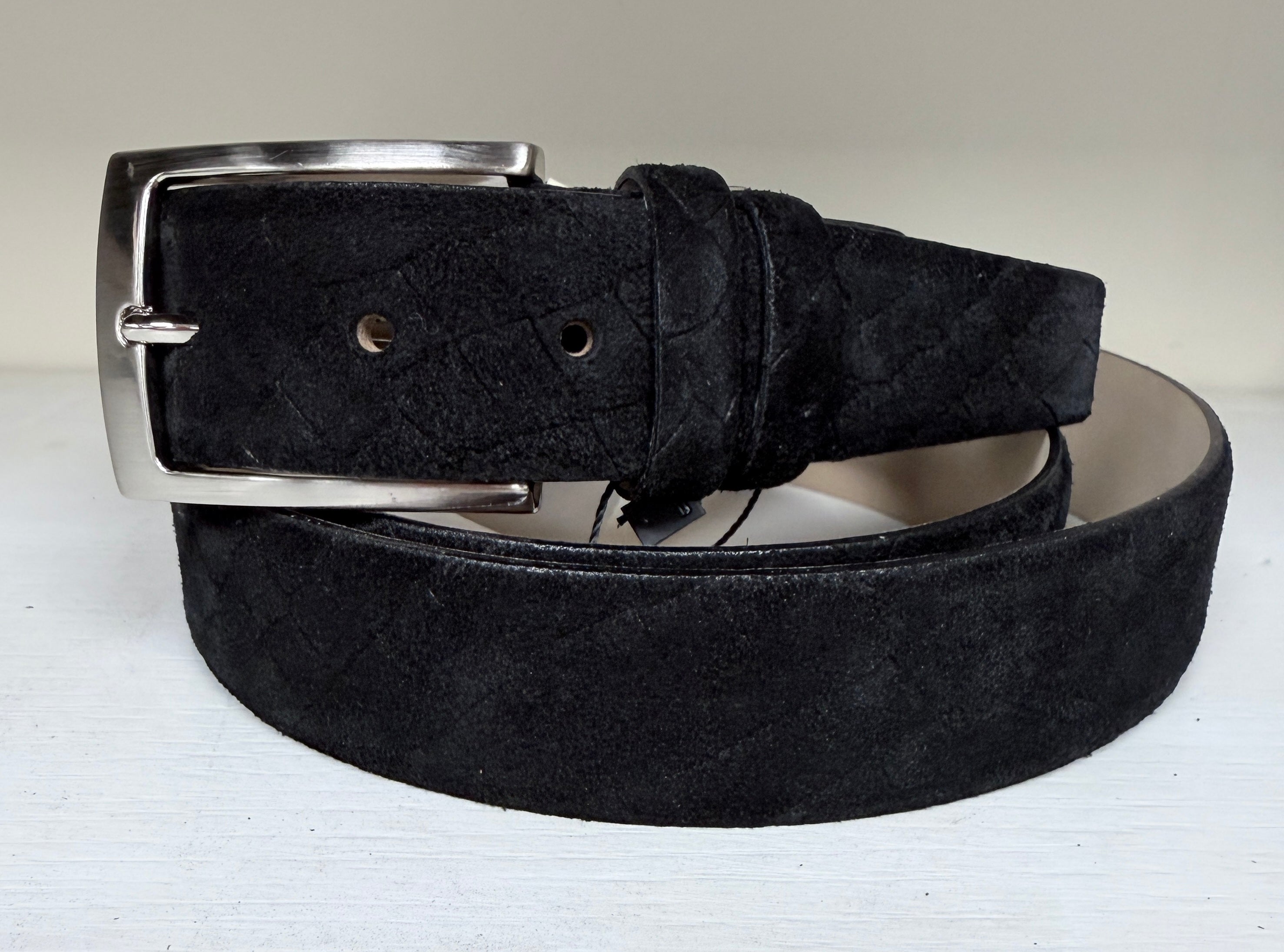 CBelt-Crocco Suede35 Belt - Black