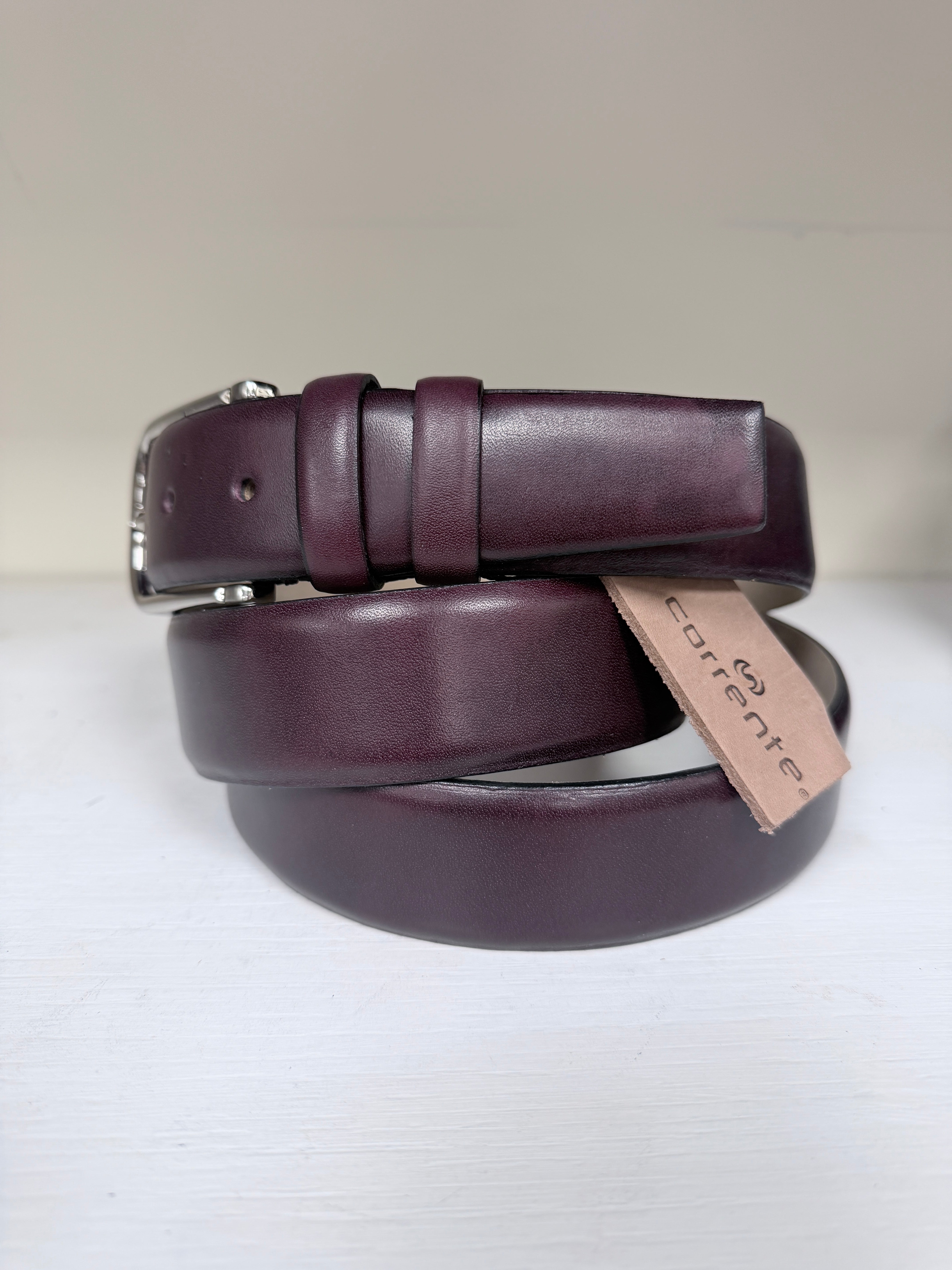 CBelt-Dress Belt- Burgundy