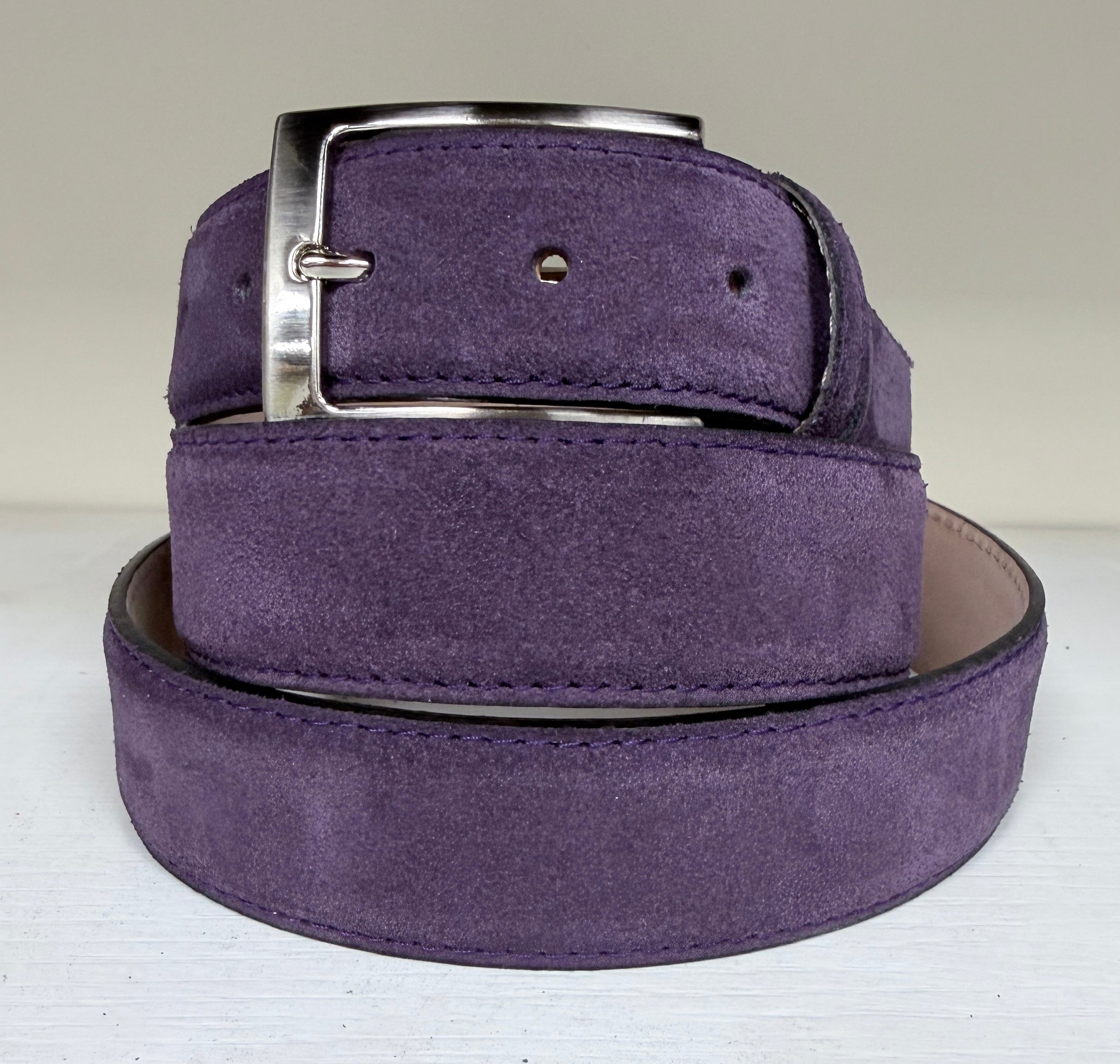 CBelt-Suede Belt- Purple