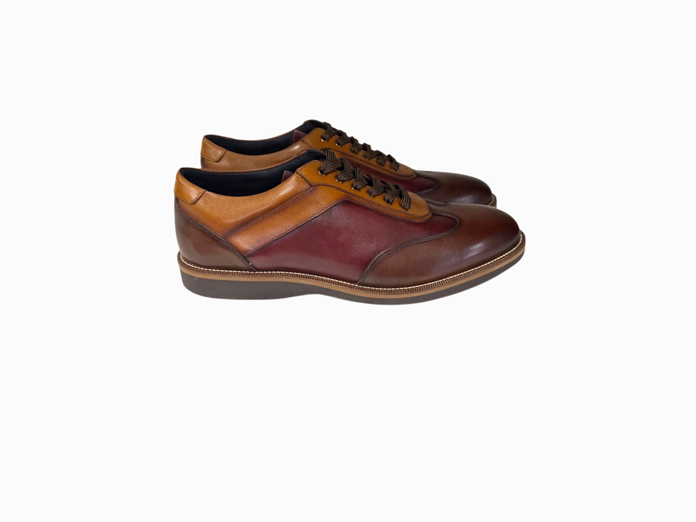 P01012 Dakota Two tone sneaker-Brown