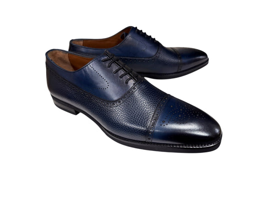 P0005228 -Lord -Cap toe Perforated -Navy
