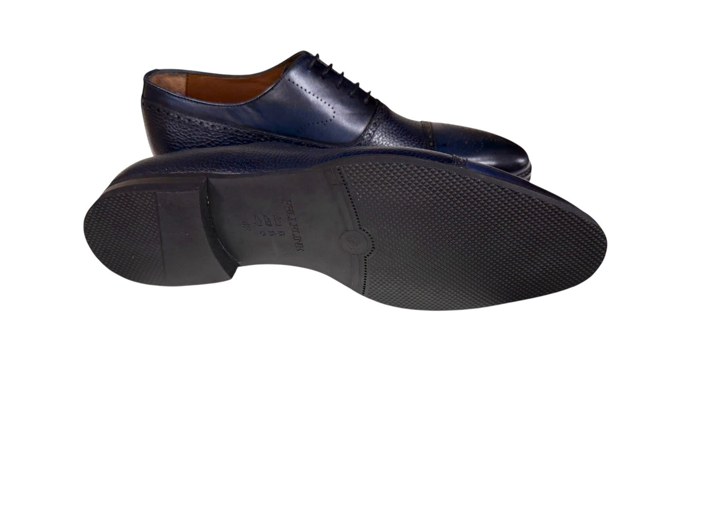 P0005228 -Lord -Cap toe Perforated -Navy