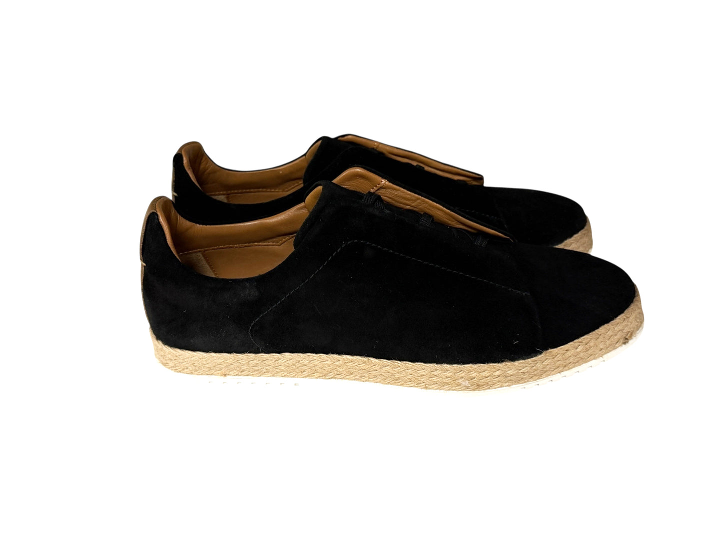 P01008 Sportivo- Elastic Vamp- Black Suede