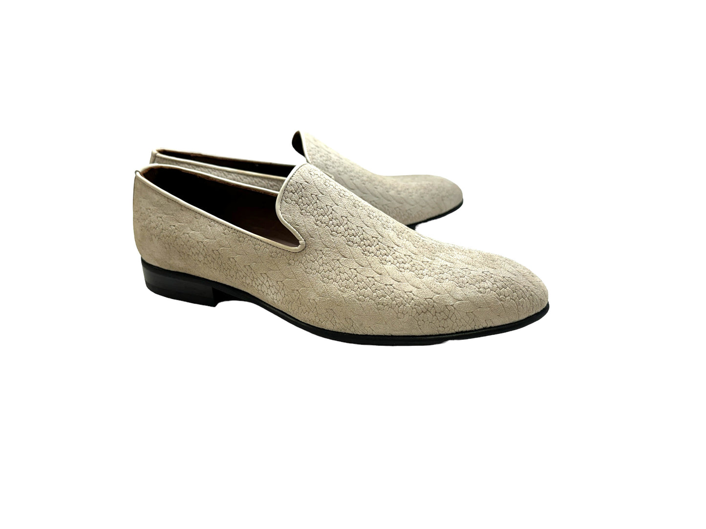 P00055 - Warren Loafer Beige Suede