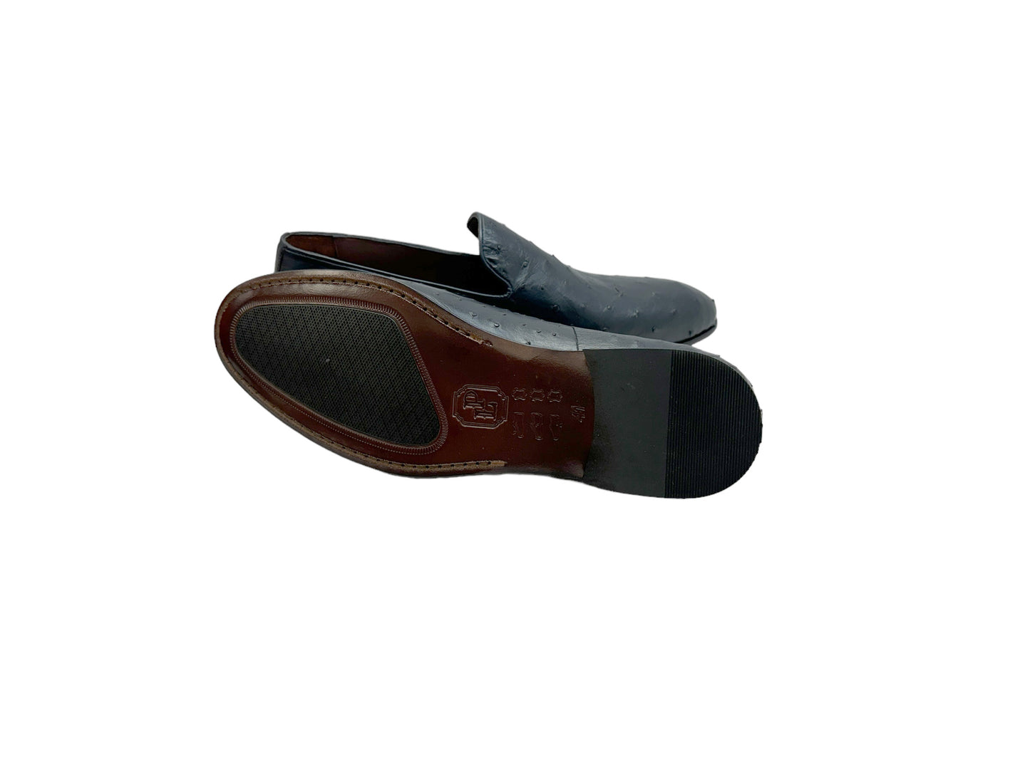 P00059 - Warren Ostrich Loafer- Navy