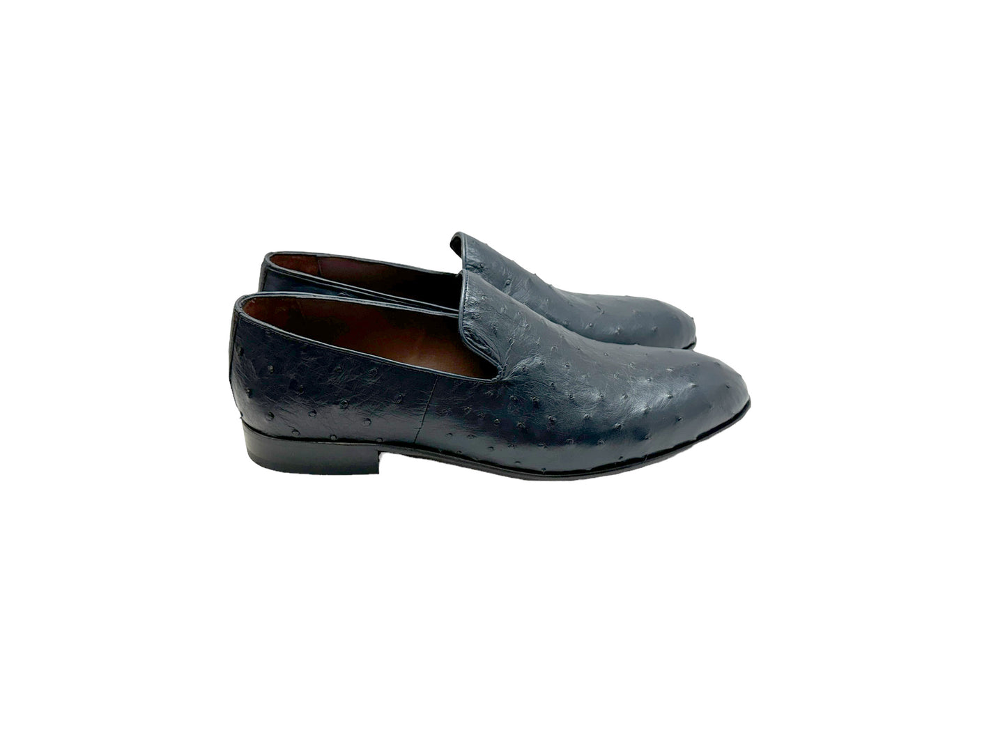 P00059 - Warren Ostrich Loafer- Navy