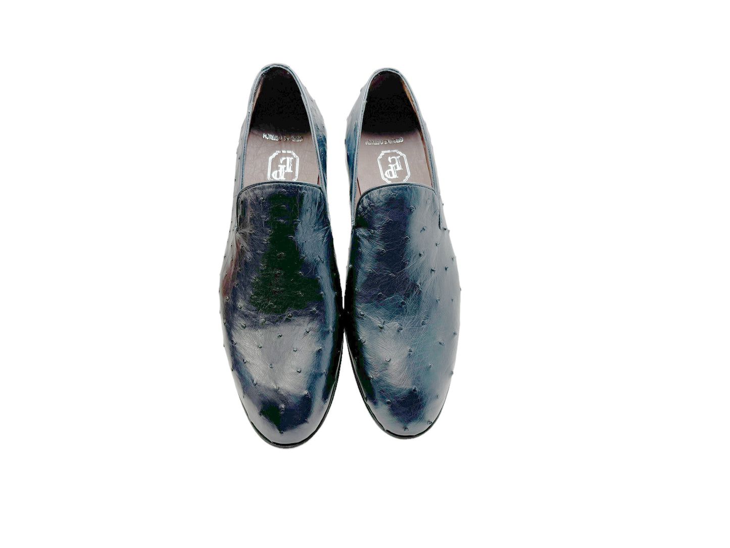 P00059 - Warren Ostrich Loafer- Navy