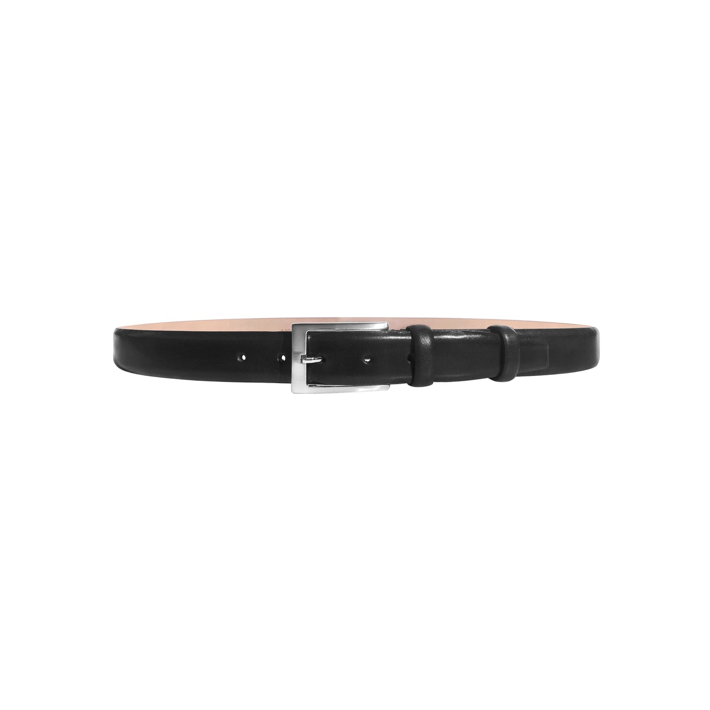 CBelt -1547 Plain Leather Belt - Black