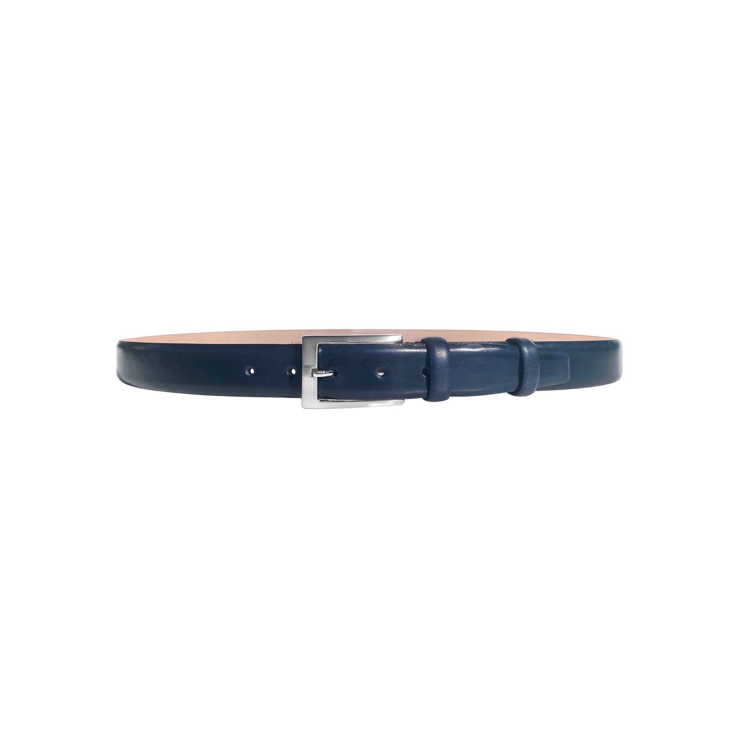 CBelt -1547 Plain Leather Belt - Navy