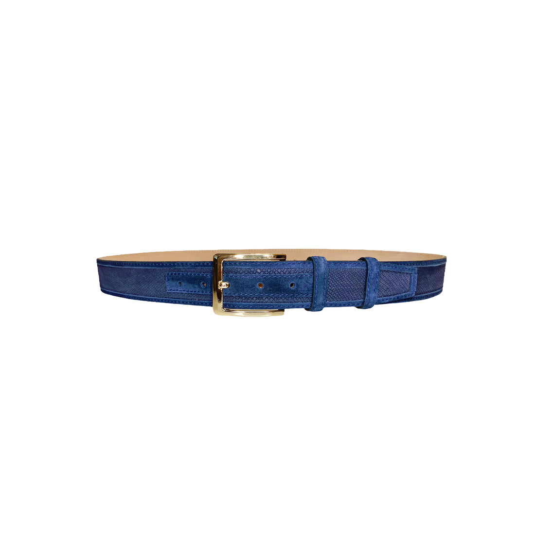 CBelt-5776 Smooth Leather Belt-Burgundy main image 0