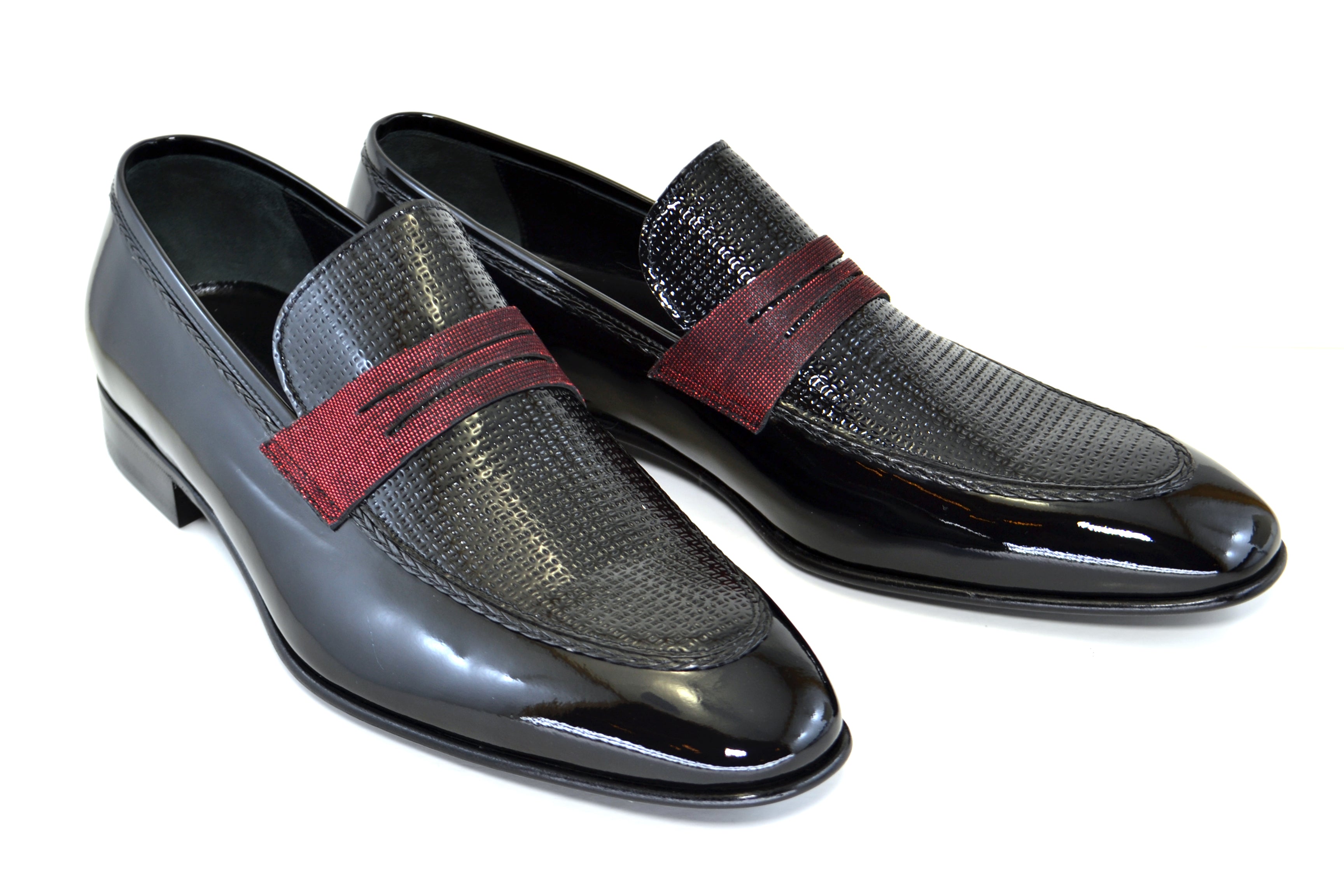 C127-3711HS- Formal - Black+Red