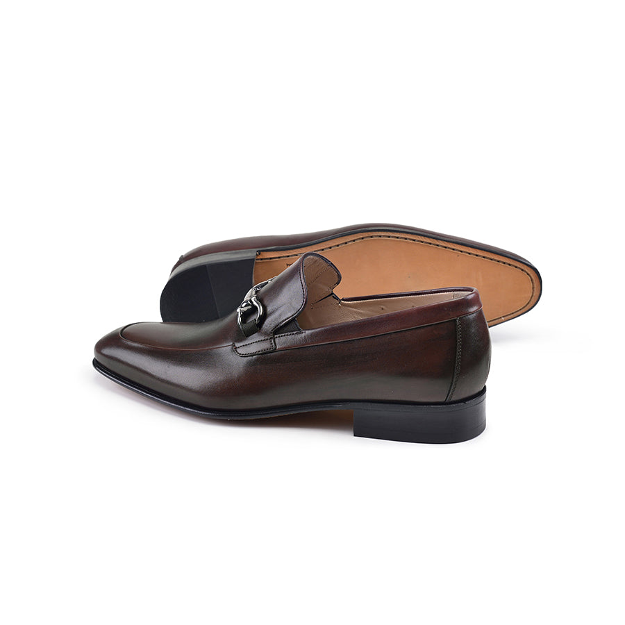 P000512 - 4770 Brown Buckle Loafer