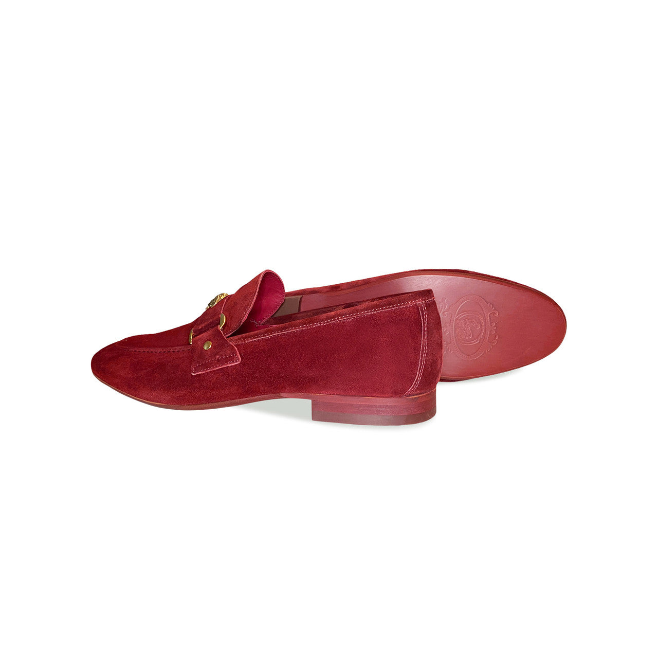 P000665-5229S Burgundy Suede