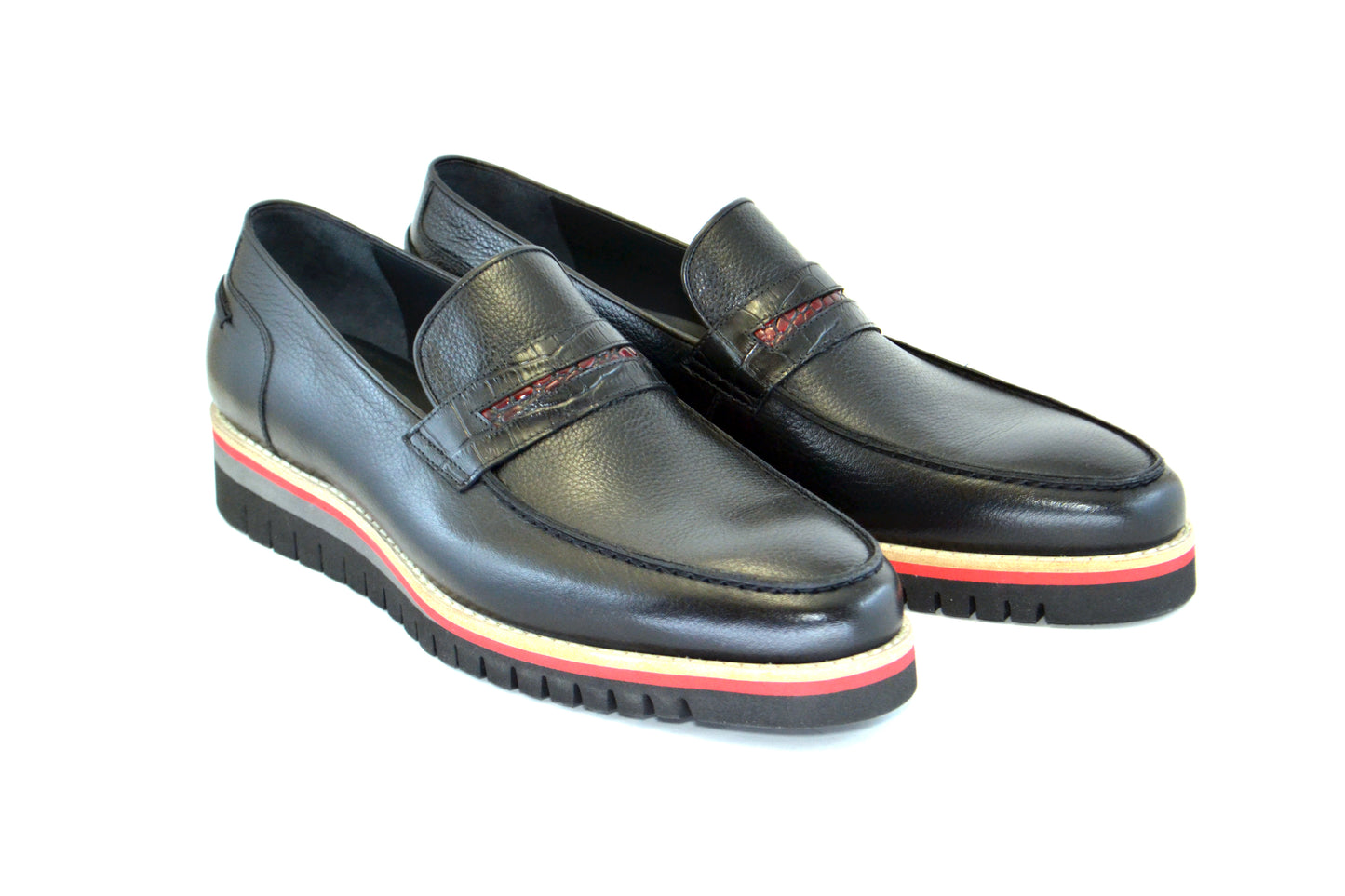 C206-5602 Fashion Loafer - Black