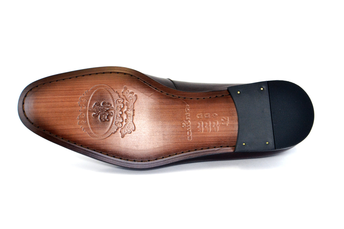 C114-5605 Side Logo loafer - Burgundy